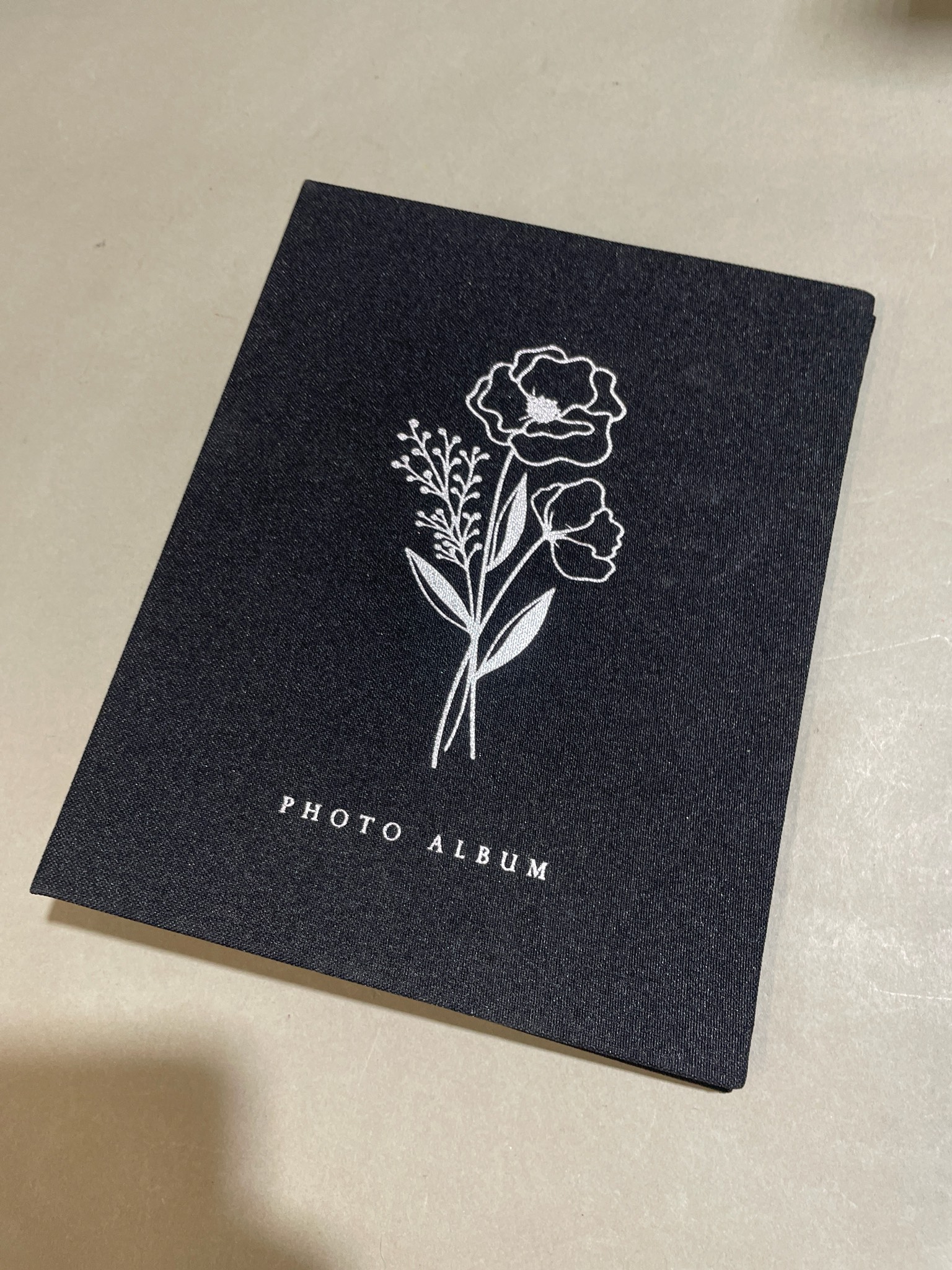 Black Hardcover Photo Album