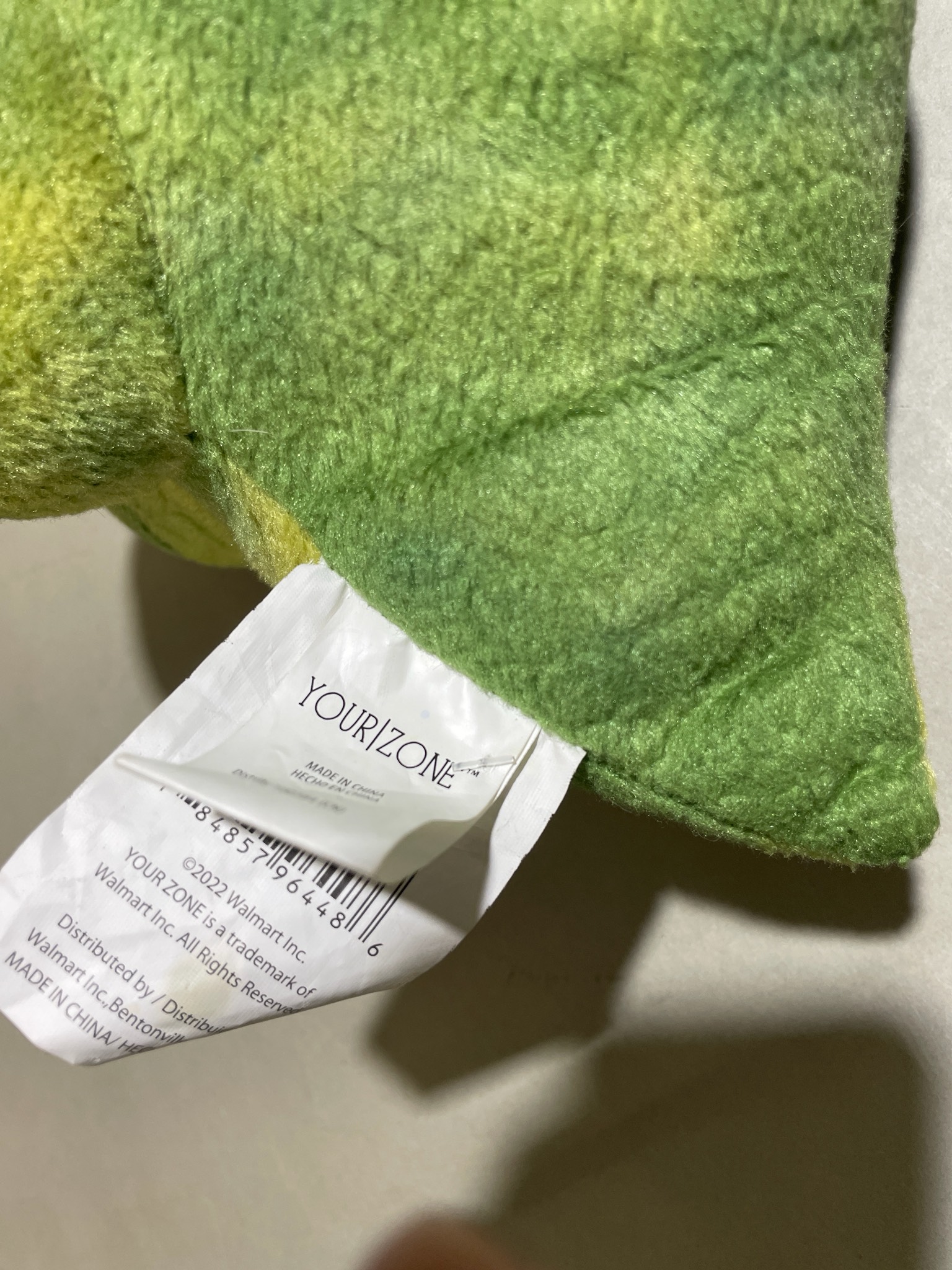YOUR ZONE Green Wind-Up Plush Dinosaur