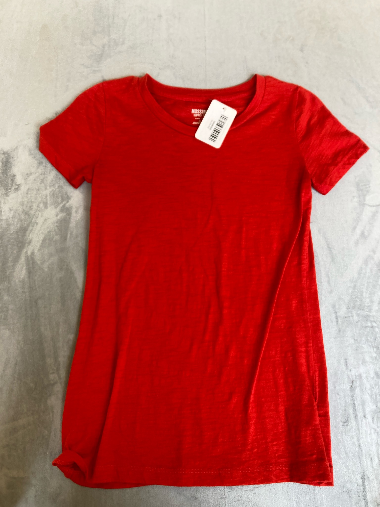 Mossimo Supply Co. Red Lightweight Knit T-Shirt Size XS