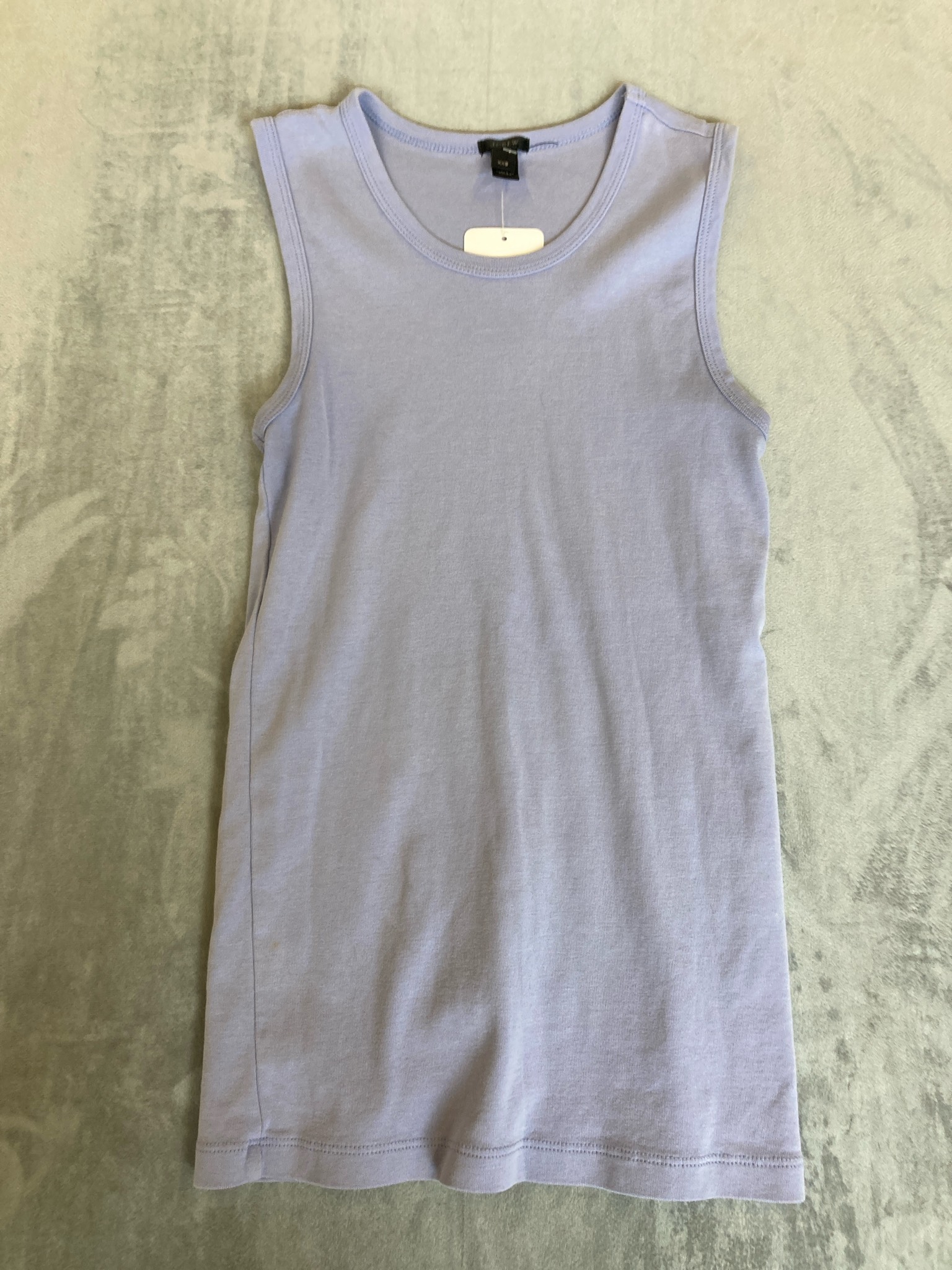 J.CREW Light Lavender Knit Tank Top Size XXS