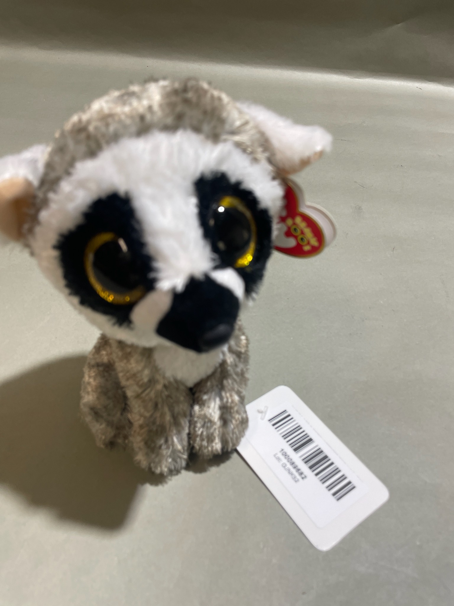 Ty Grey and White Plush Toy