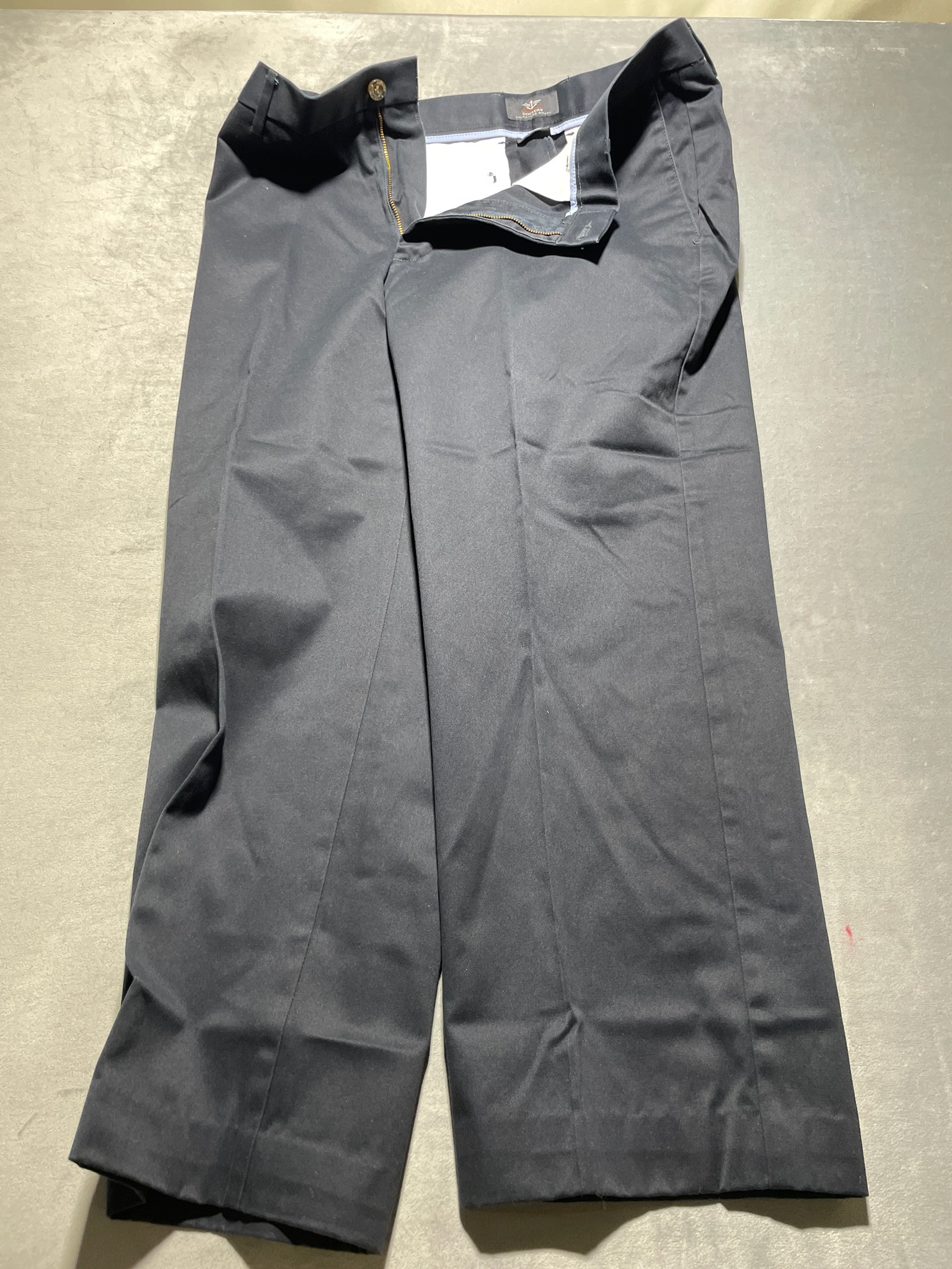 Dockers Navy Cotton Chinos Size 34 x 29