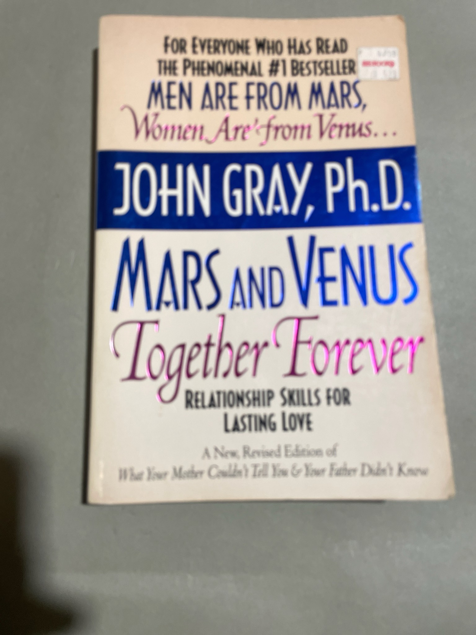John Gray Mars and Venus Together Forever Paperback