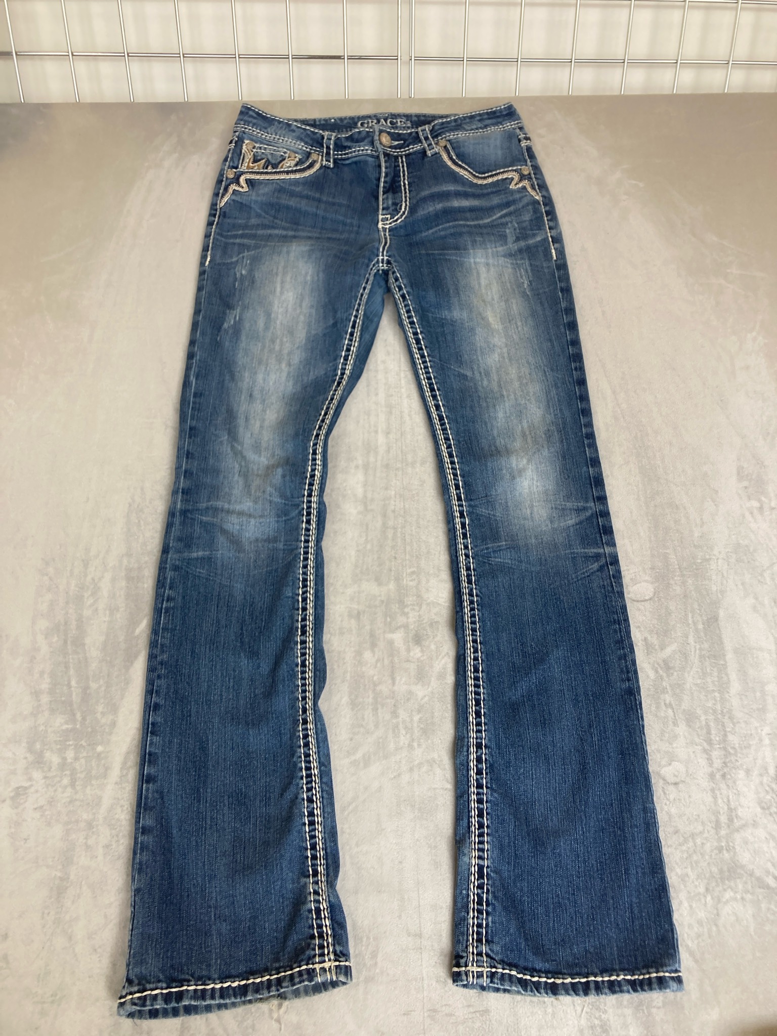 Grace Medium Blue Denim Jeans Size Size 29