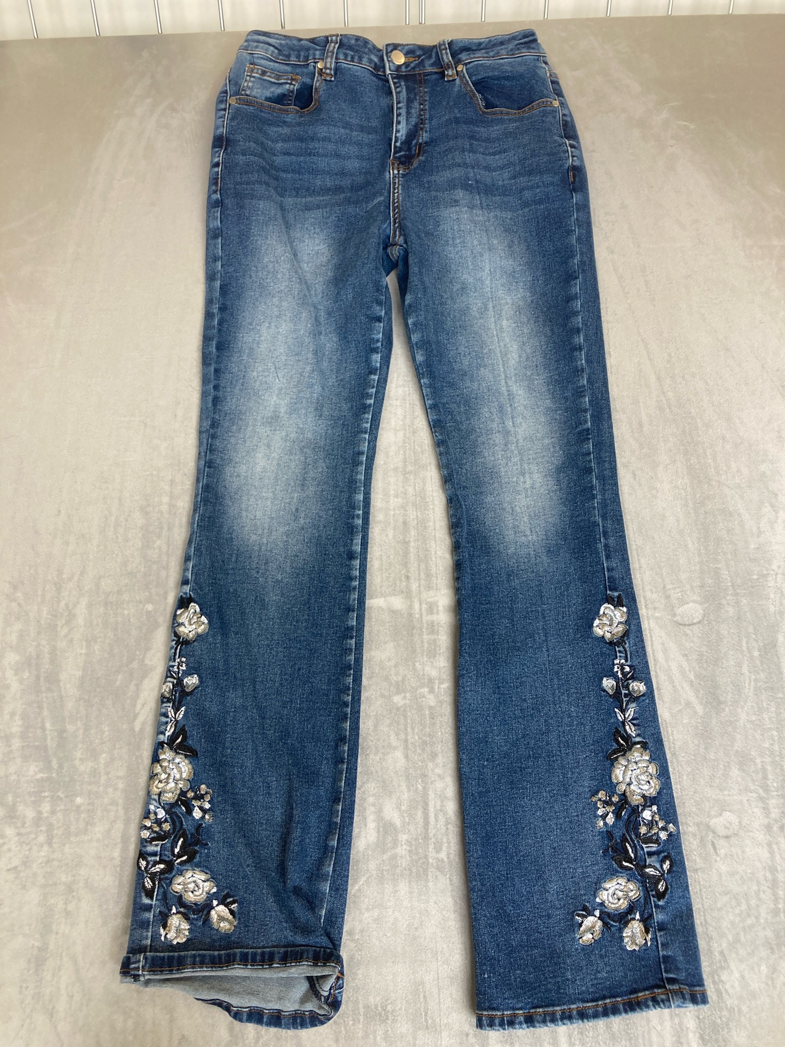 FLAMINGGALS Medium Blue Denim Jeans Size L