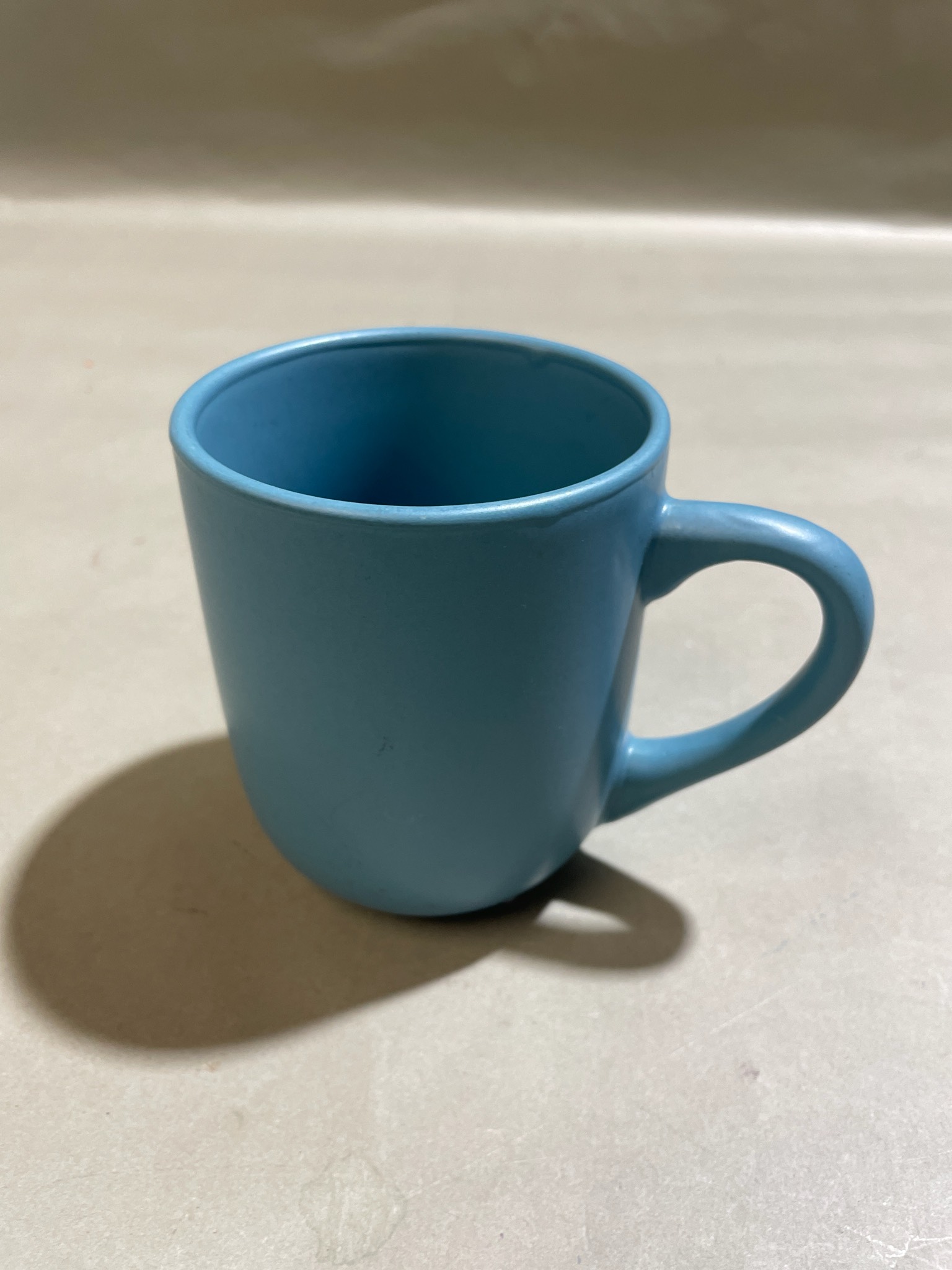 Light Blue Glazed Ceramic Mug