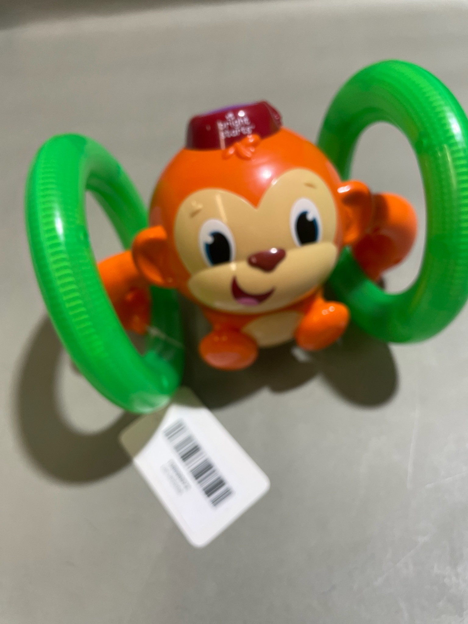 Bright Starts Orange Monkey Teether