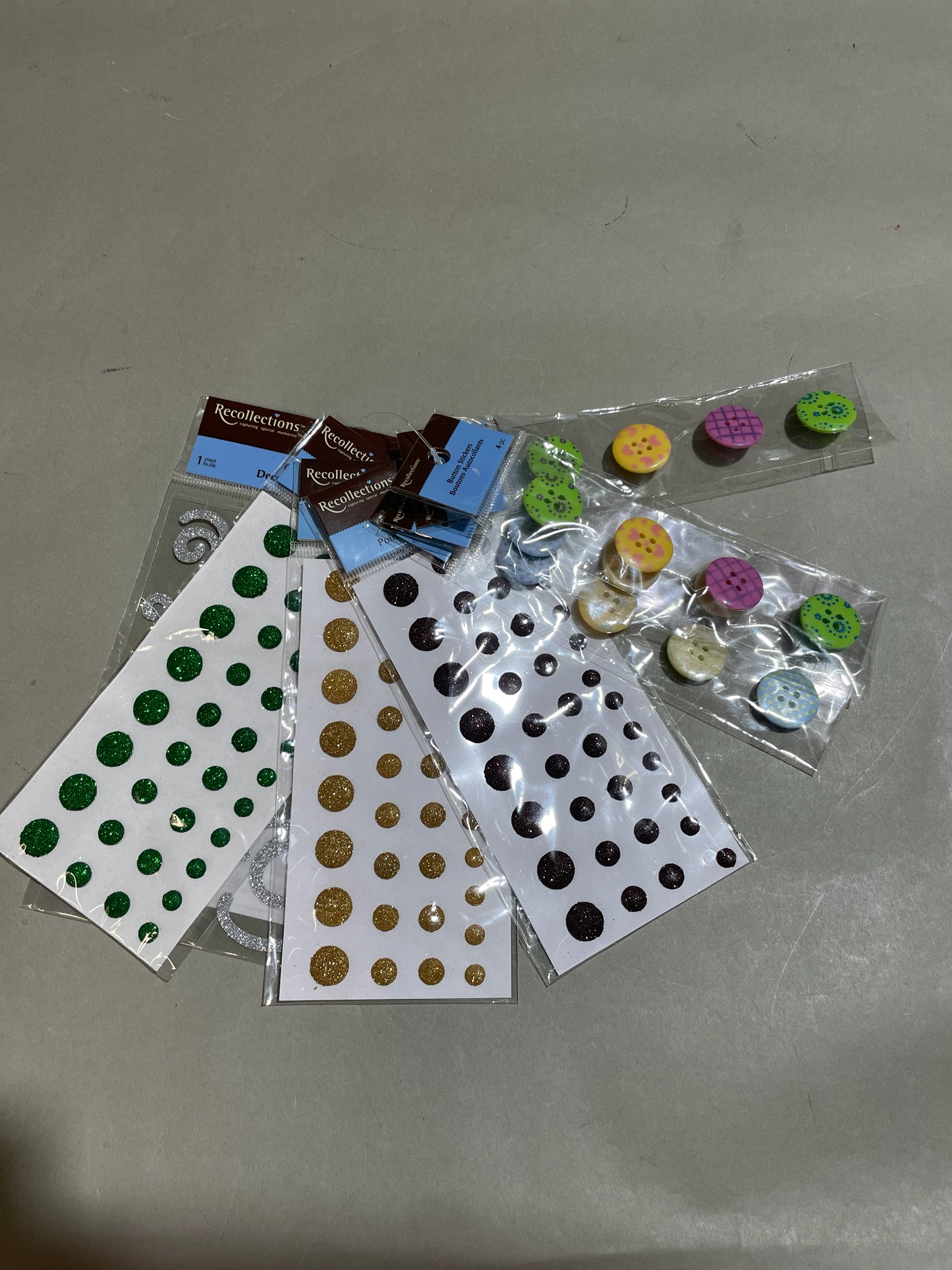Recollections Multicolor Assorted Craft Embellishments