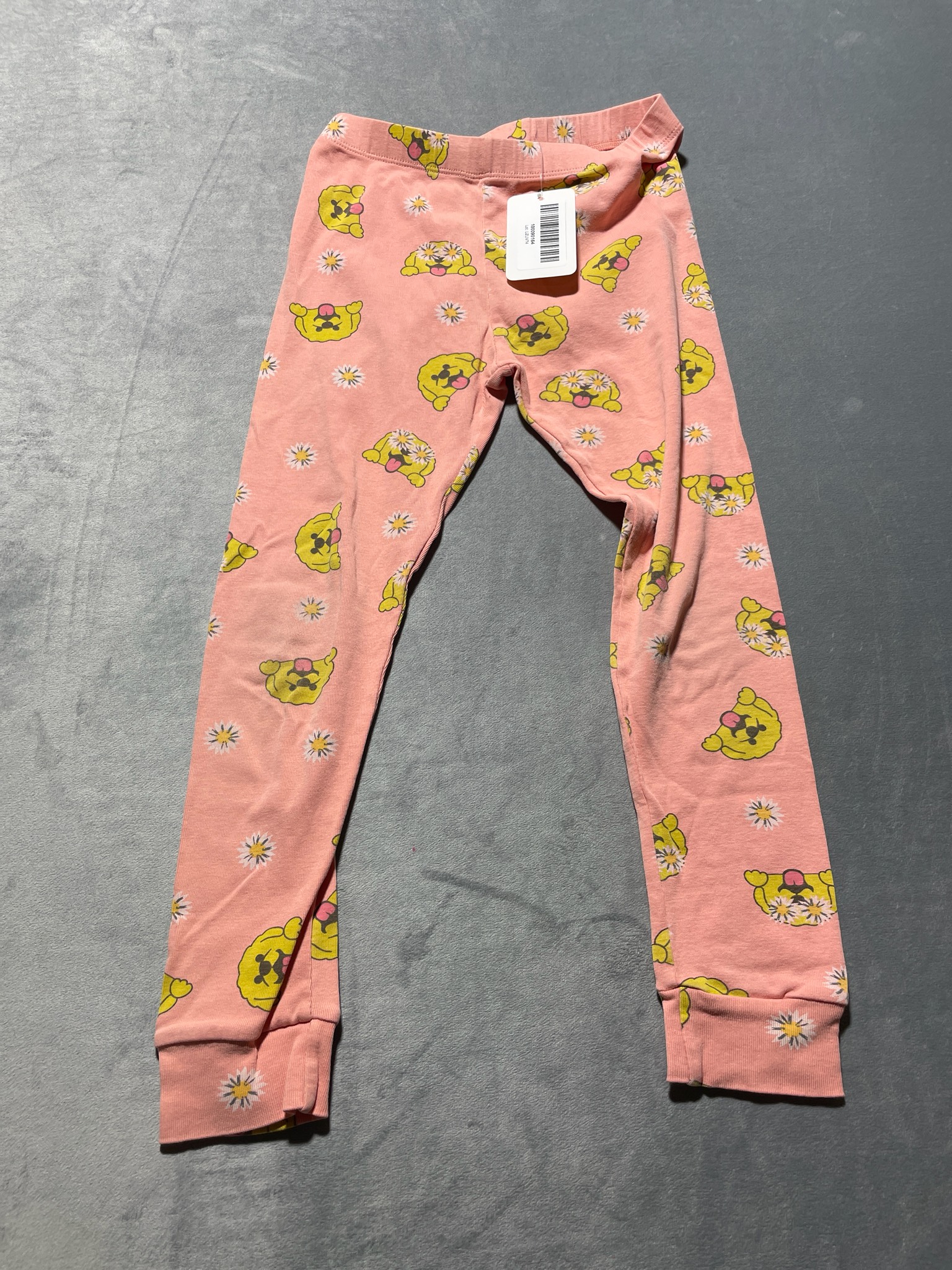 Topga 2 pink graphic leggings size 6