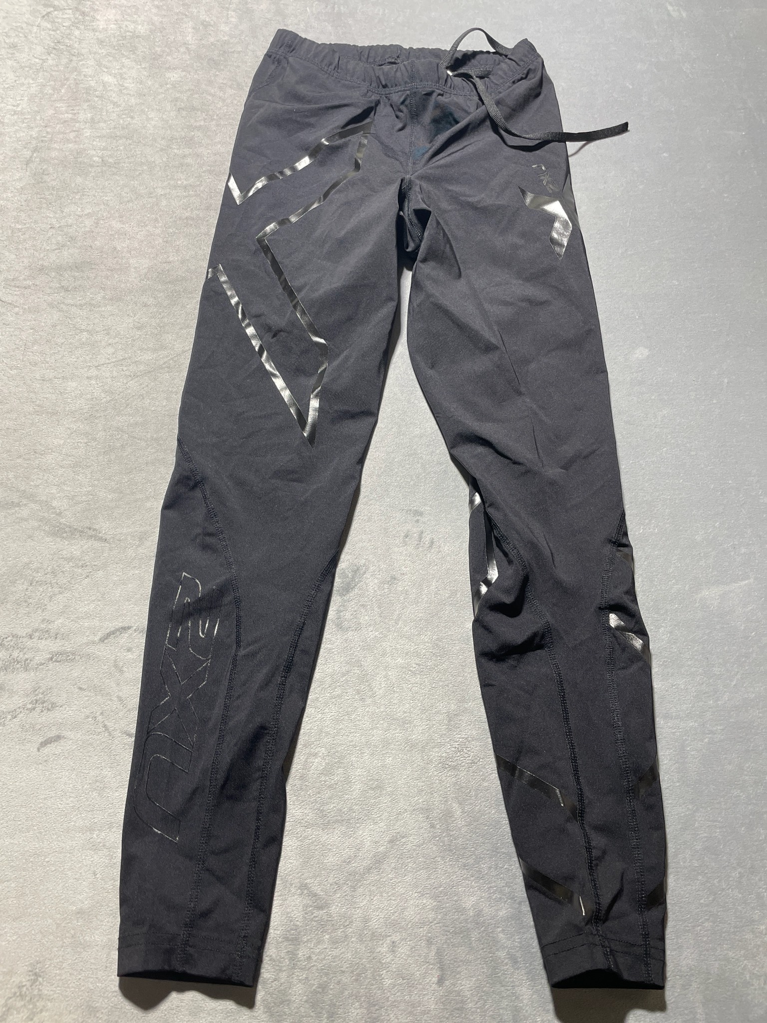 2XU Black Nylon/Lycra Leggings Size S
