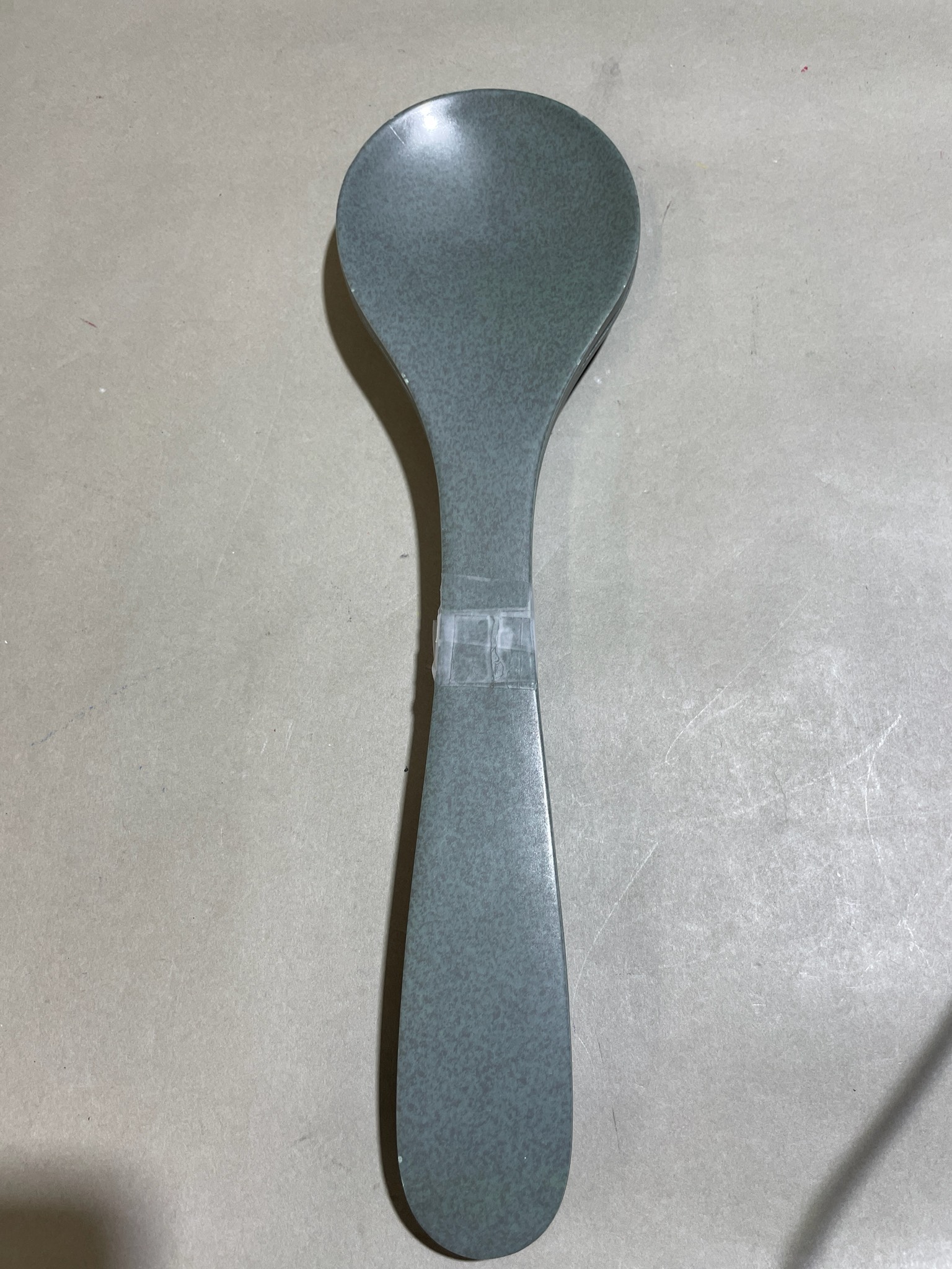 Dark Gray-Green Speckled Serving Utensil