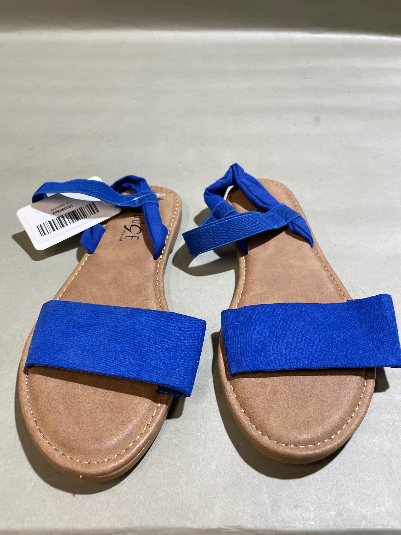 OUNGE Cobalt Blue Knotted Sandals