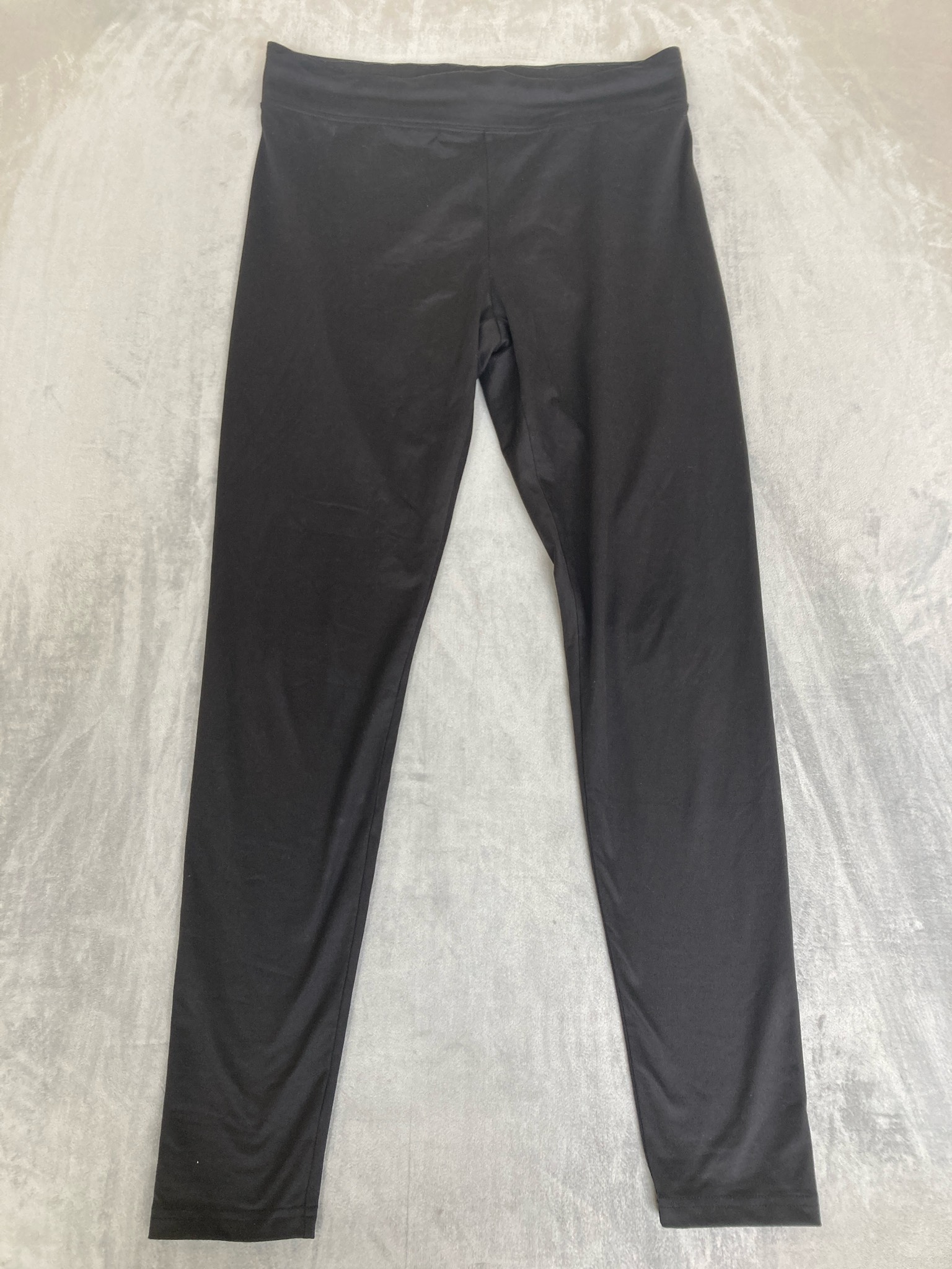 a.n.d Black Polyester-Spandex Leggings Size M/L