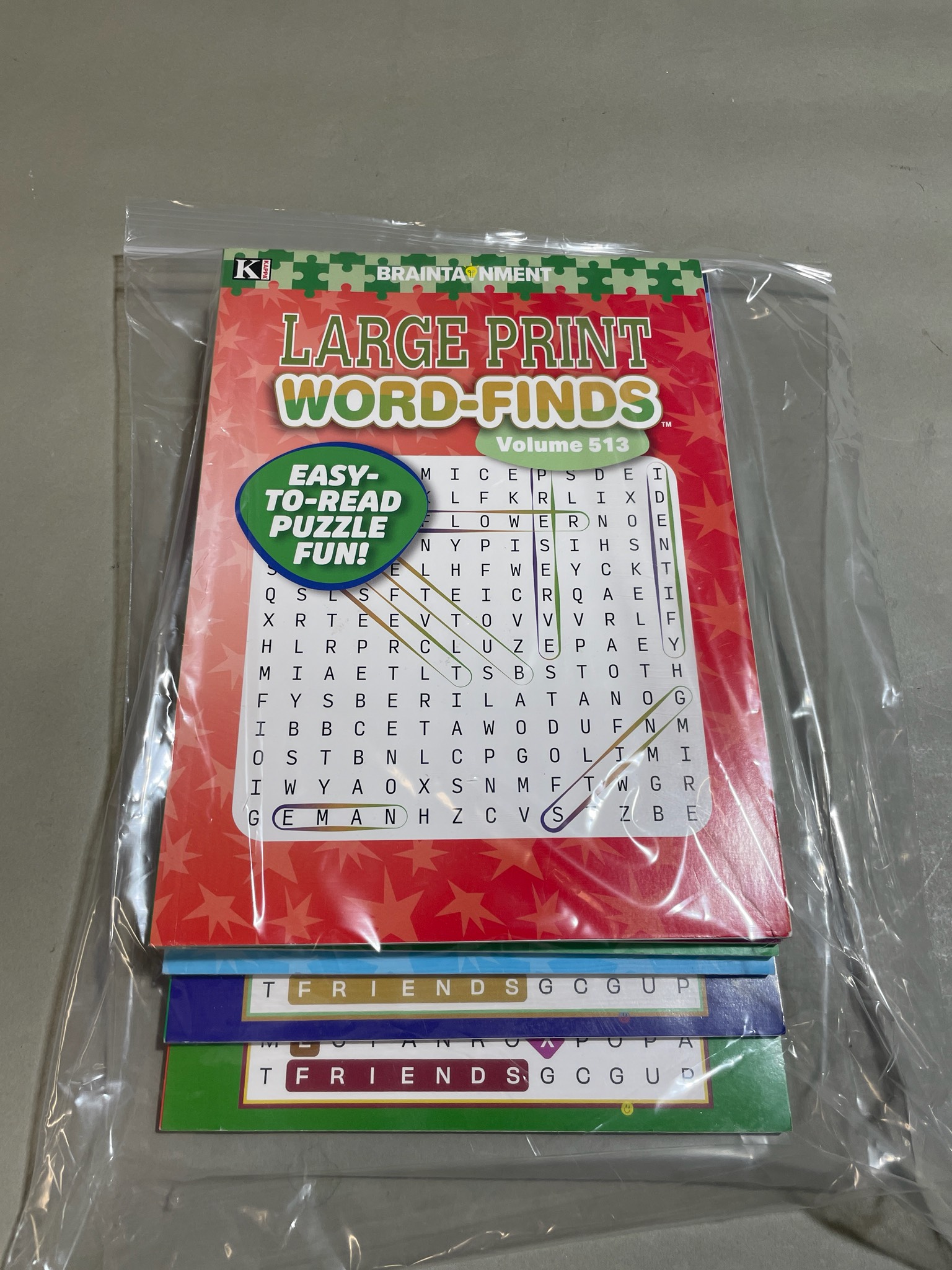 Kappa Books Large Print Word-Finds Volume 513
