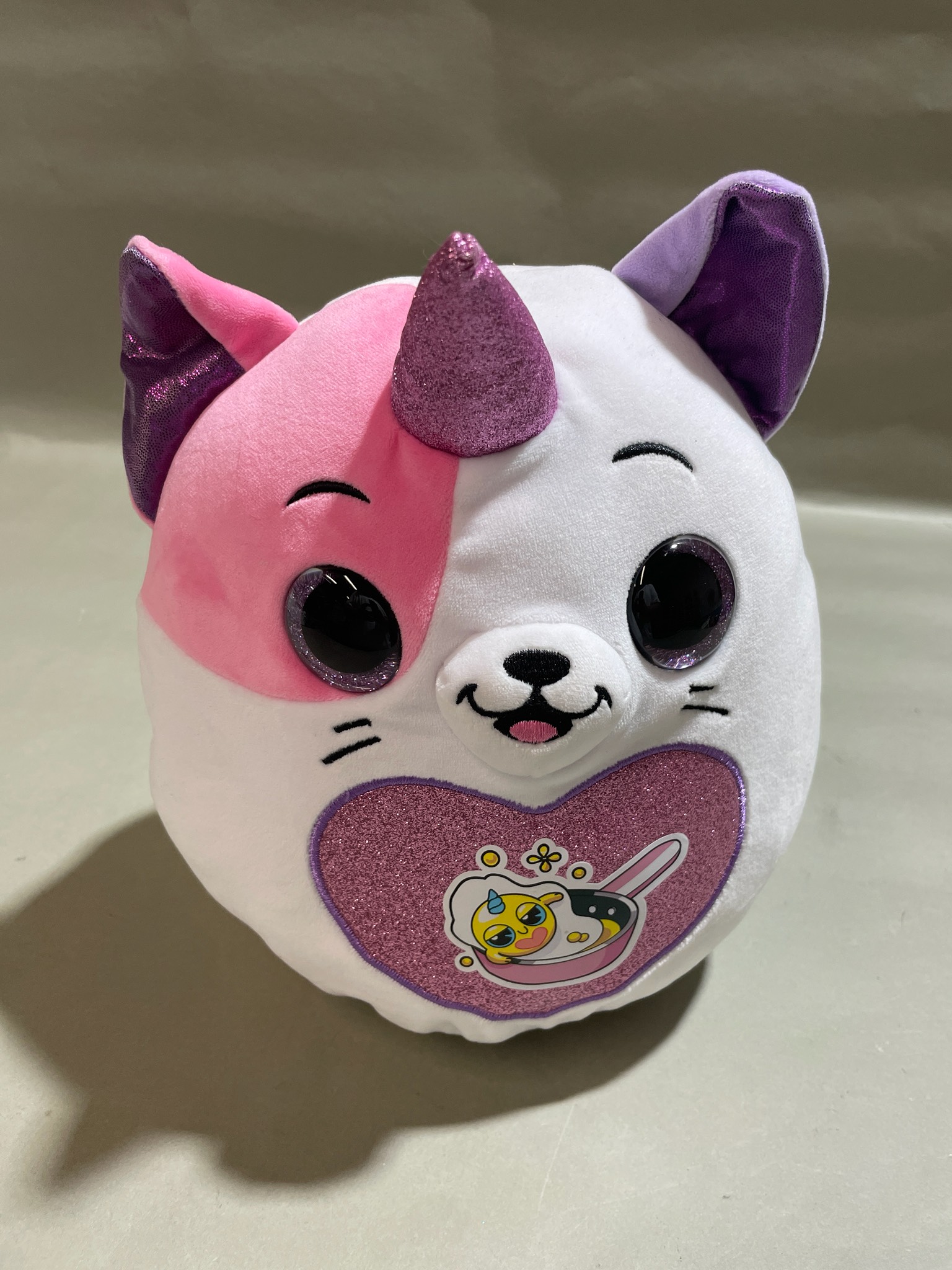ZURU White and Pink Glitter Unicorn Plush