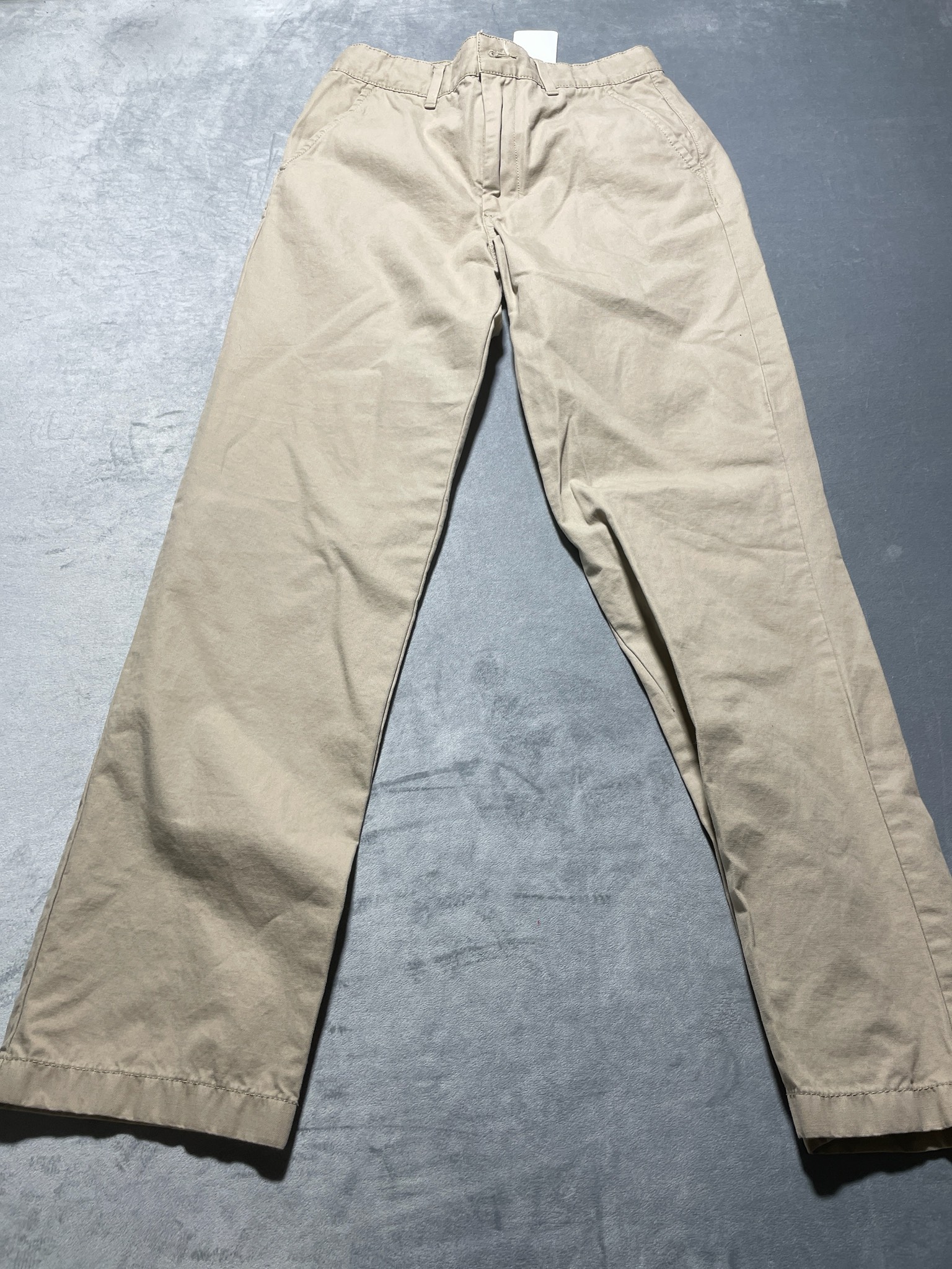 CLASS/CLUB Tan Cotton Chinos Size Size 16