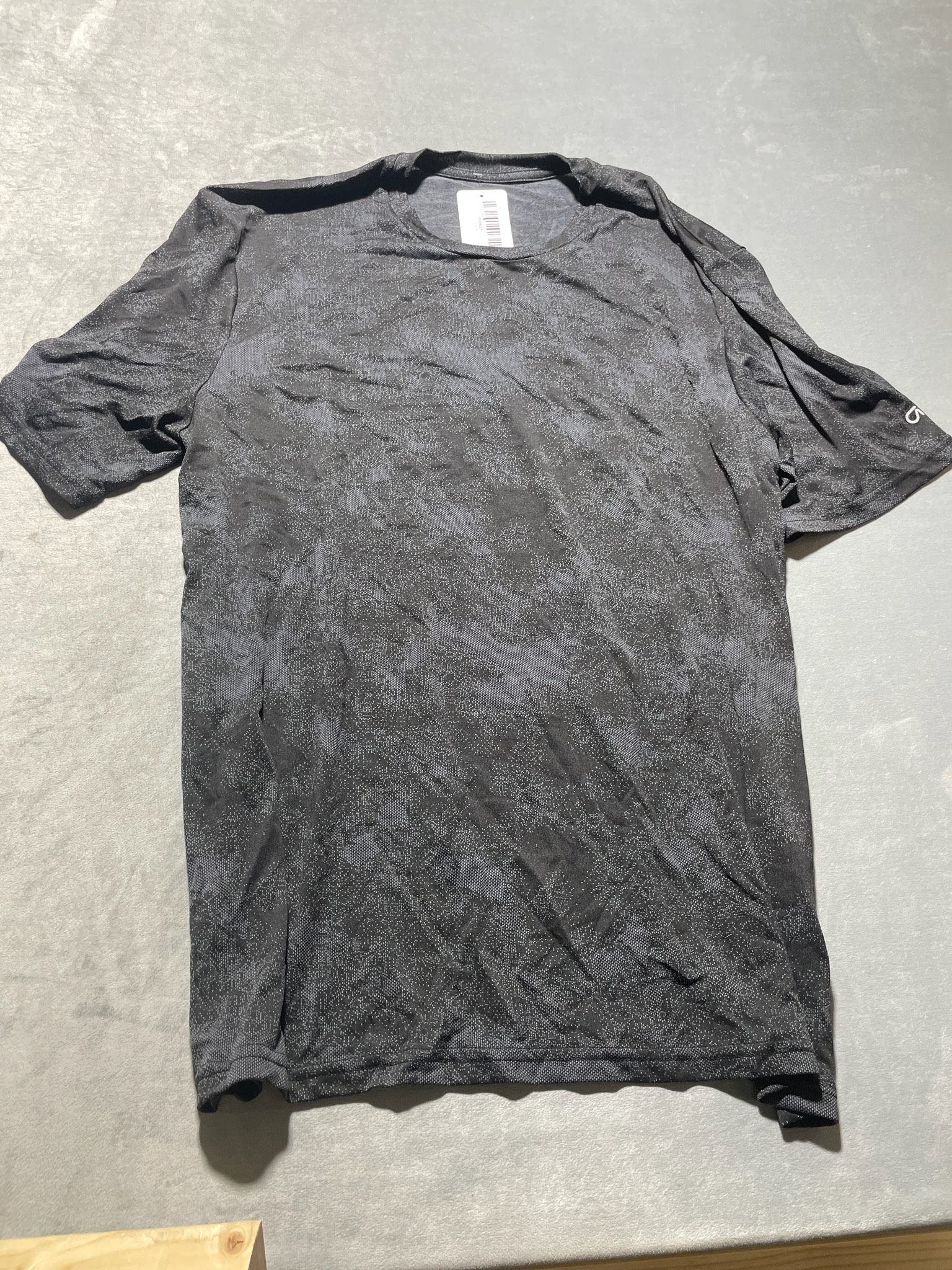 GapFit Black Polyester Blend Athletic T-Shirt Size XL