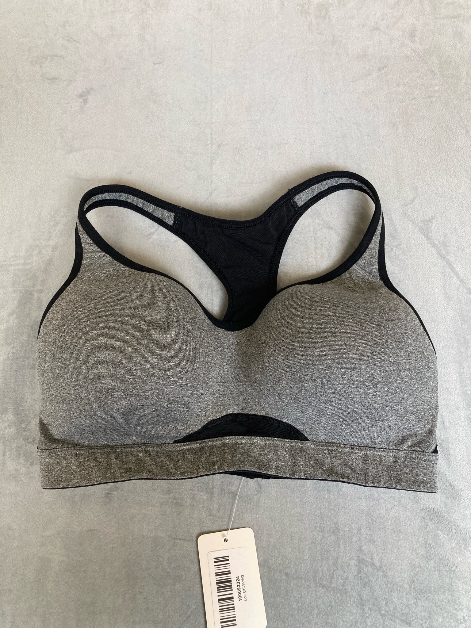 Old Navy Gray Marled Sports Bra Size 34B