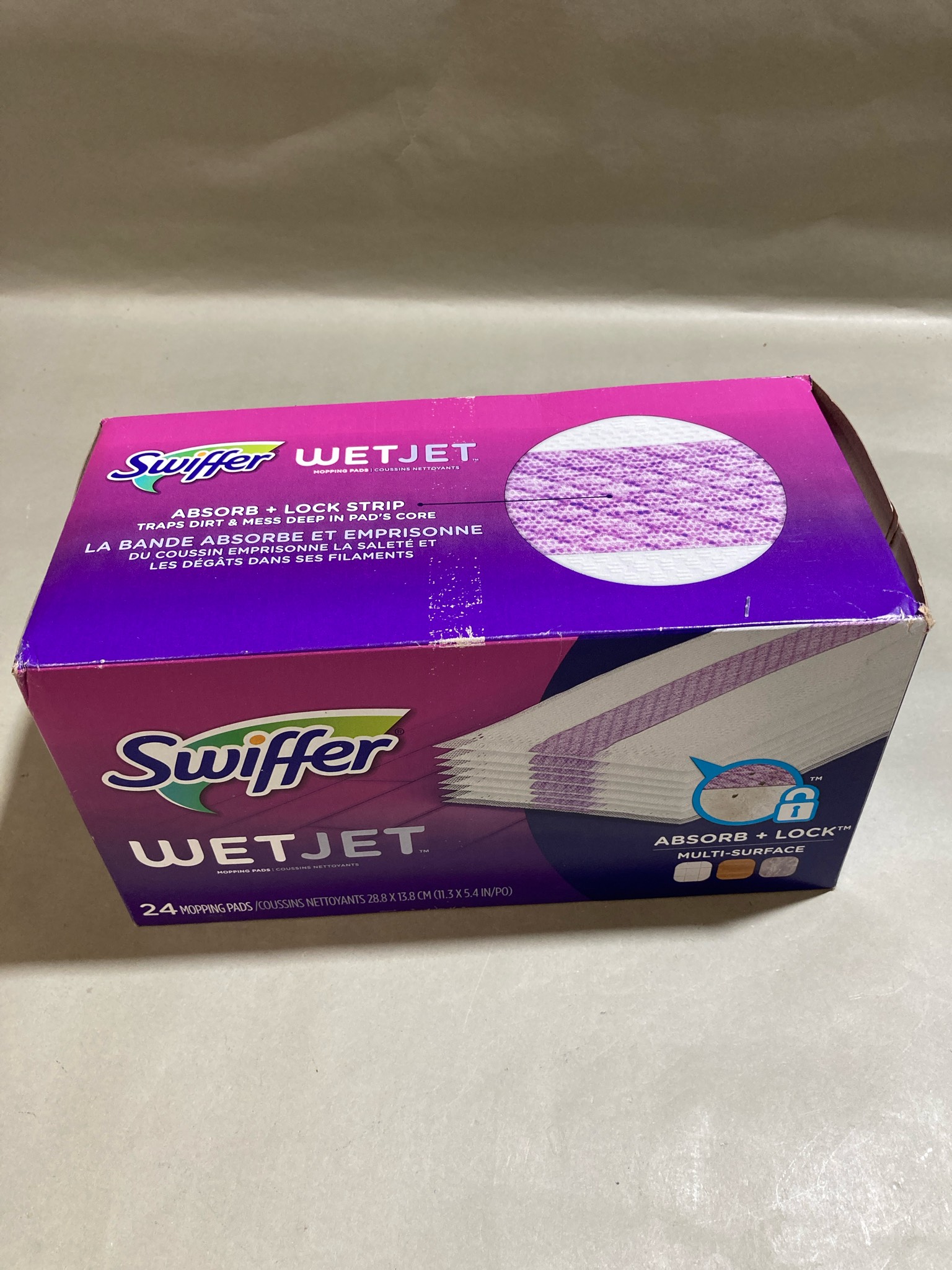 Swiffer Purple Multi-Surface Replacement Mopping Pads Size 24 count