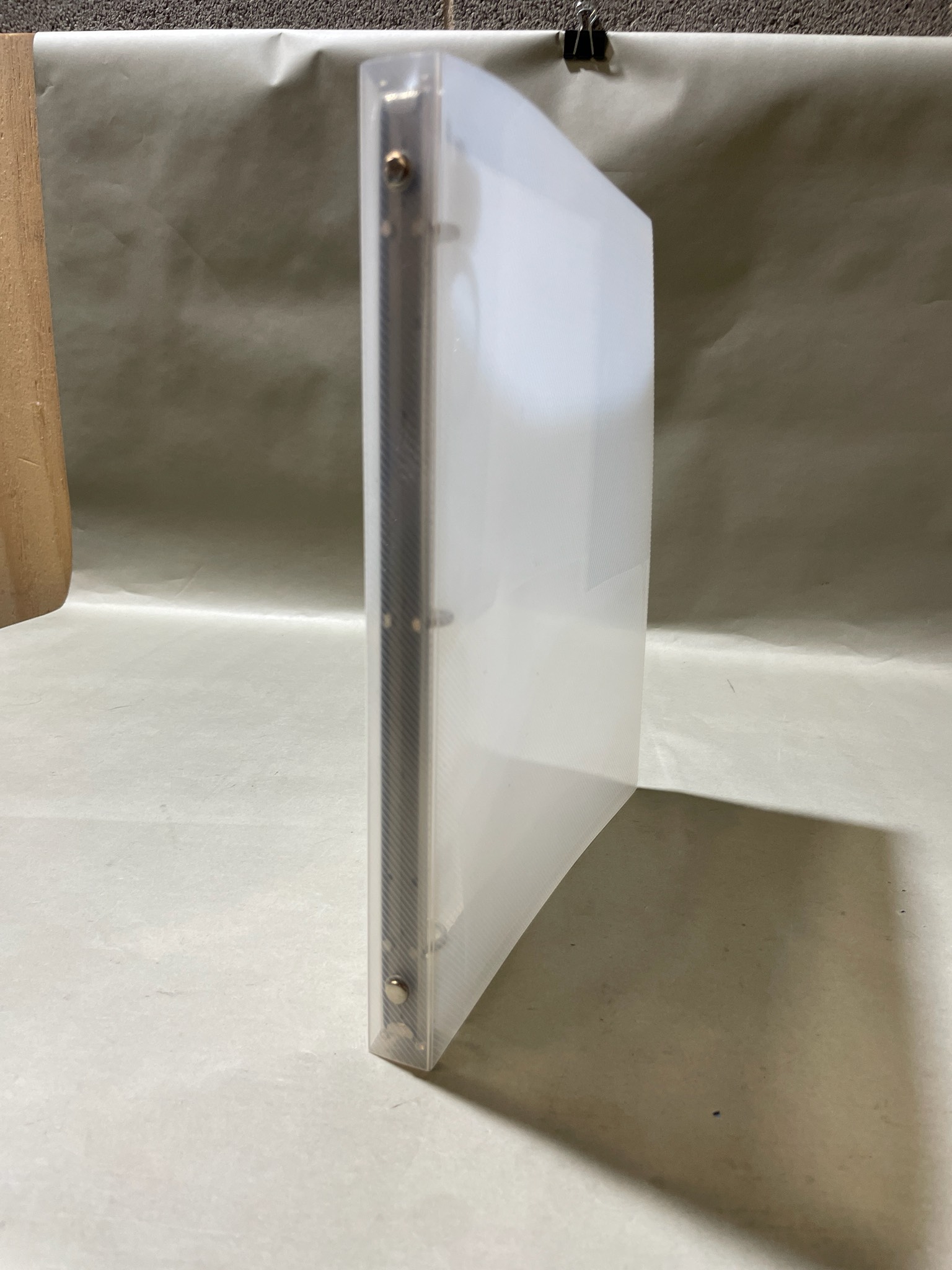 Clear 3-Ring Binder