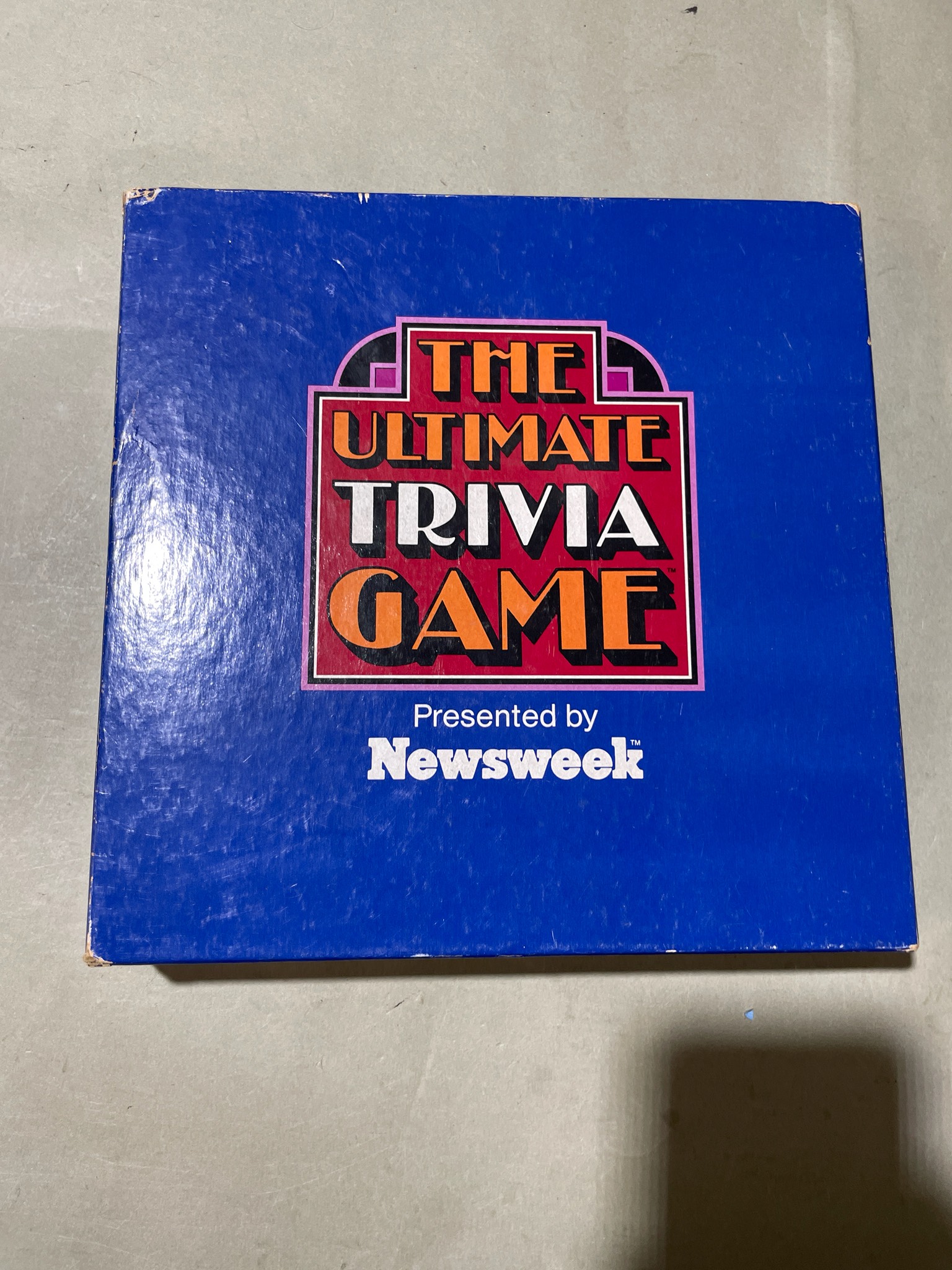 Newsweek Blue Boxed Trivia Game