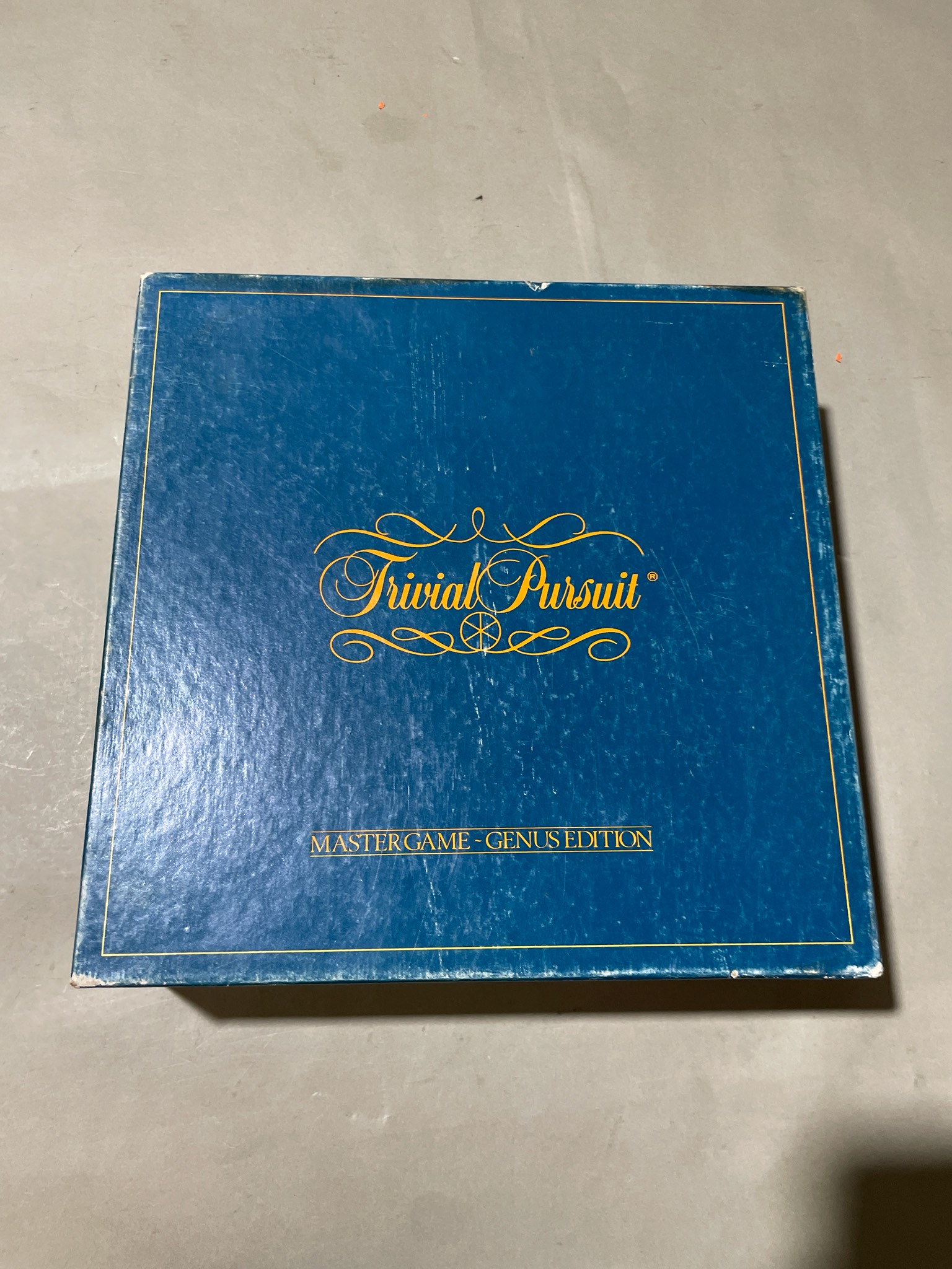 Trivial Pursuit Blue Genus Edition Board Game