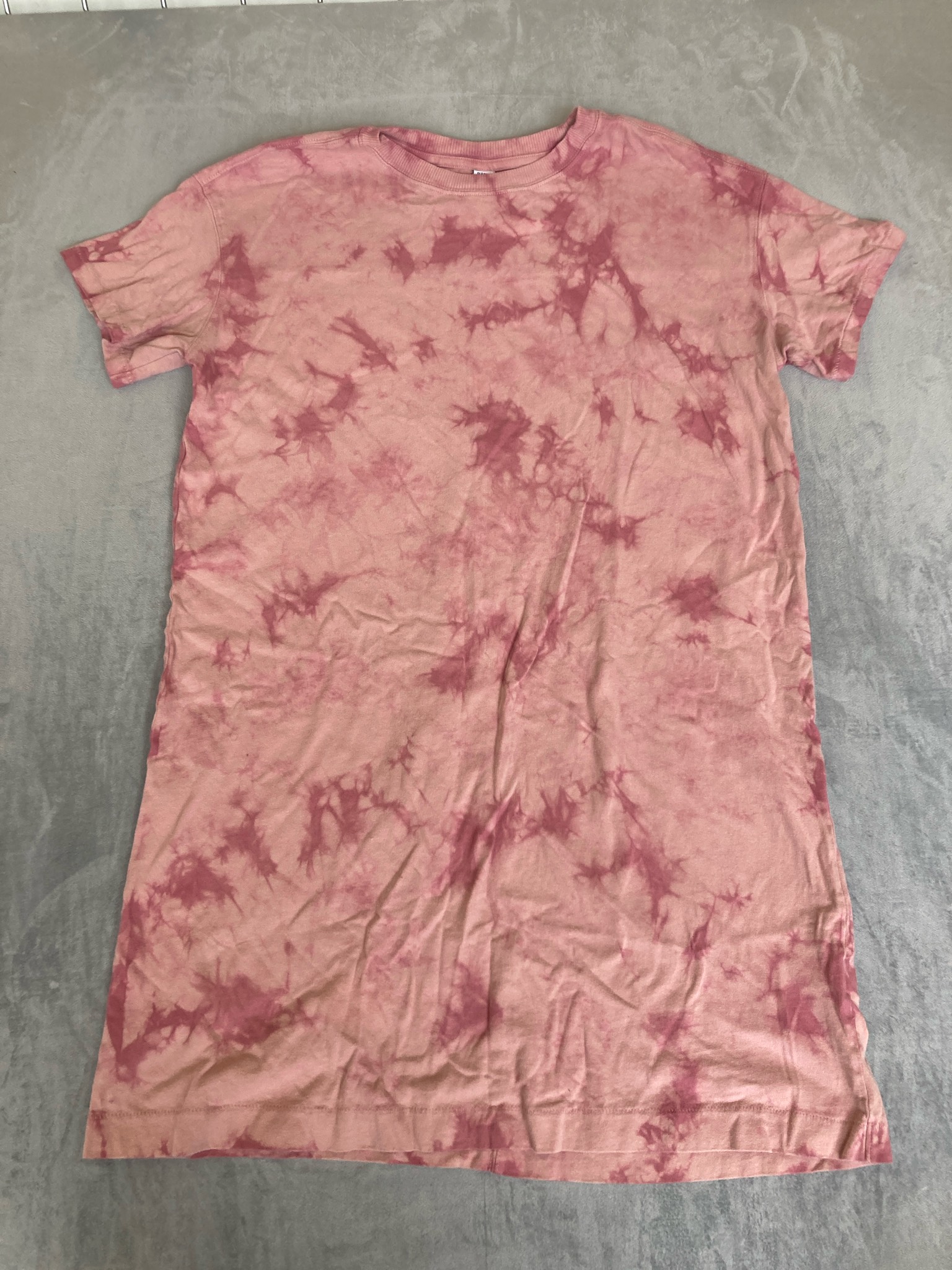 Old Navy Dusty Pink Tie-Dye Knit T-Shirt Size M