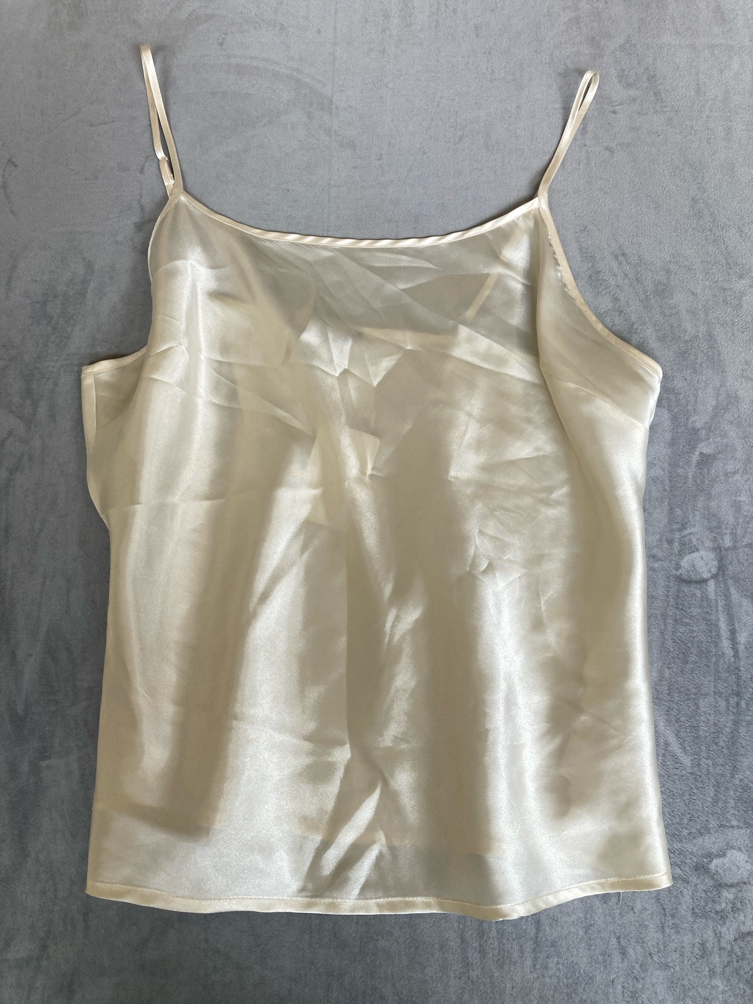 Boston Design Studio Ivory Polyester Camisole Size Size 14
