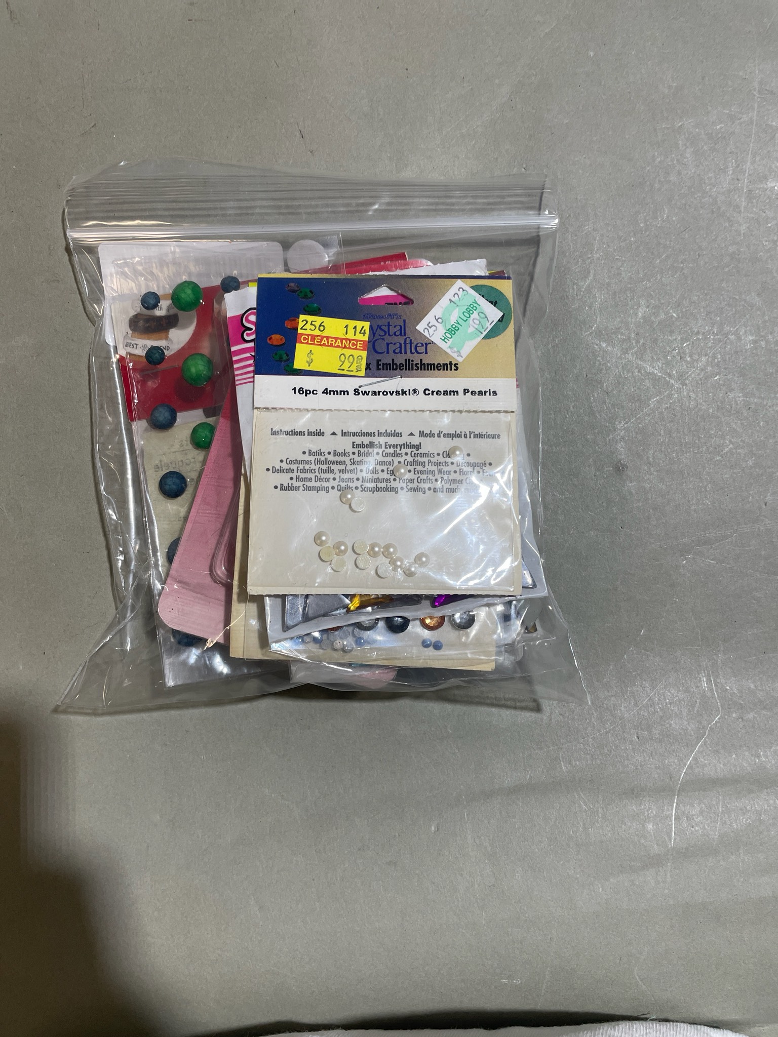 Horizon Group USA Multicolor Flocked Sticker Craft Bundle