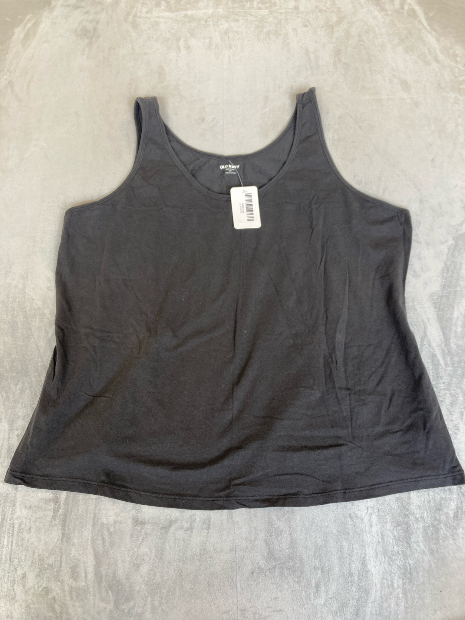 Old Navy Black Knit Tank Top Size 3X