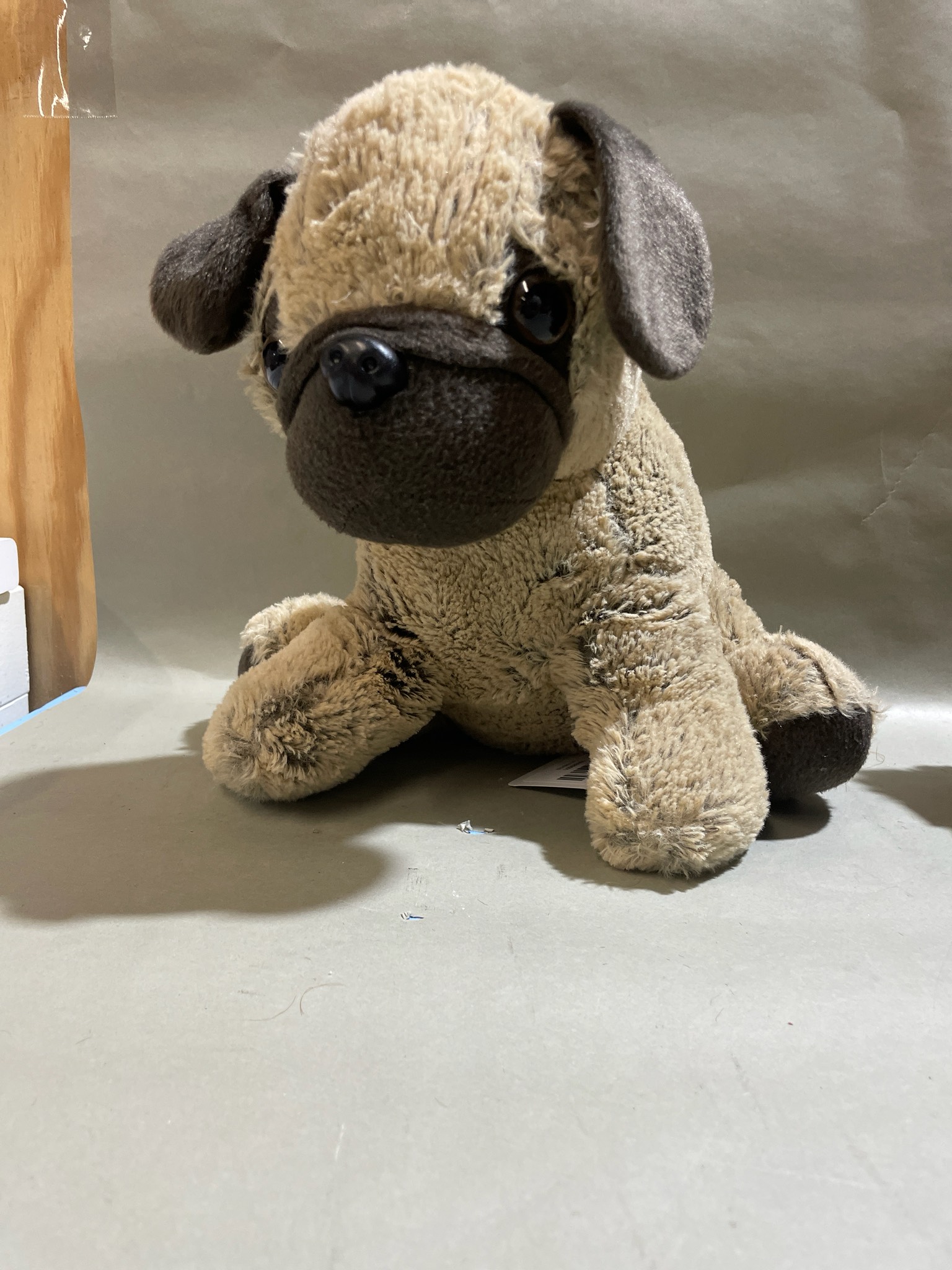 Tan Plush Stuffed Dog