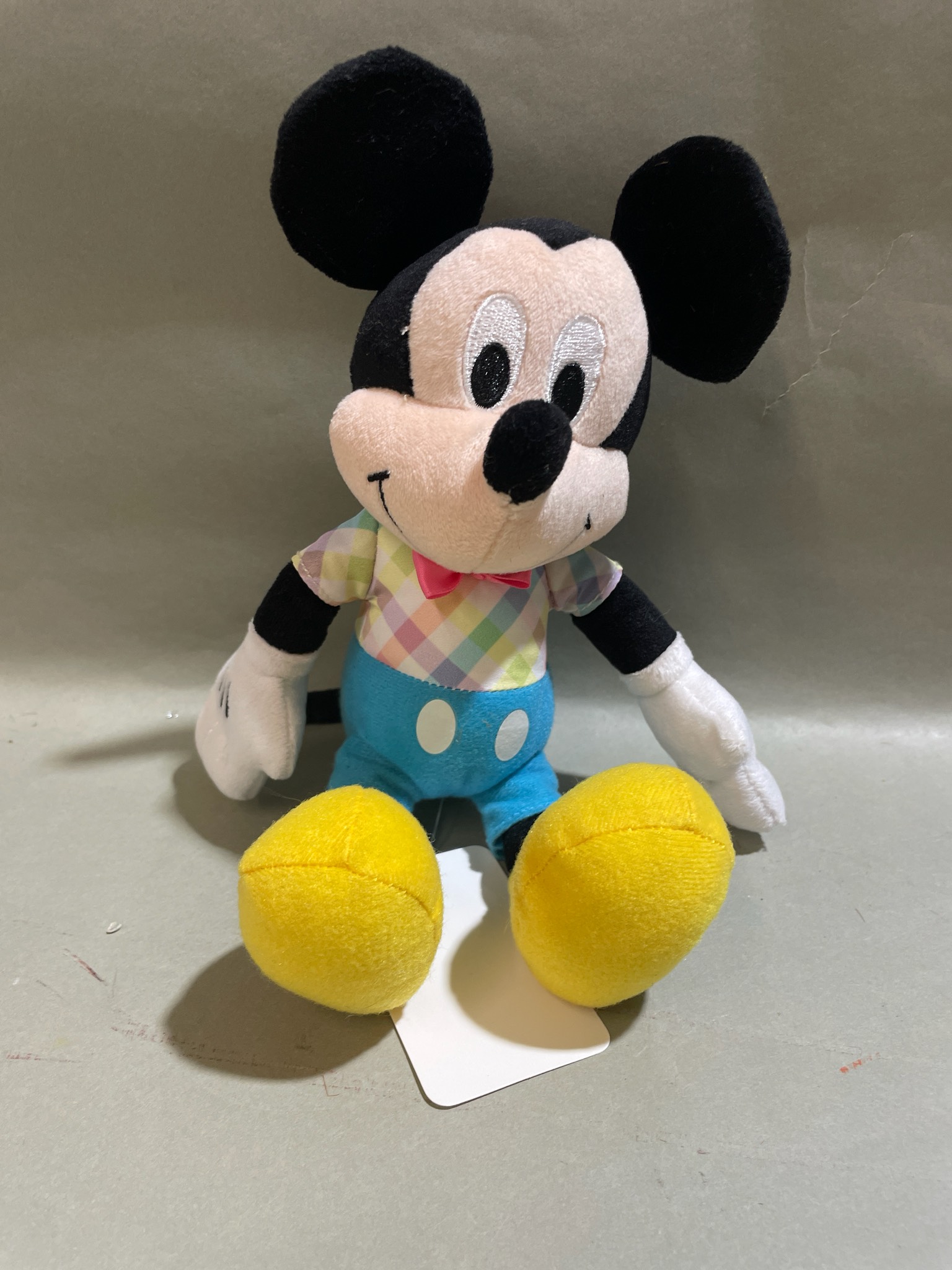 Multicolored Argyle Mickey Mouse Plush
