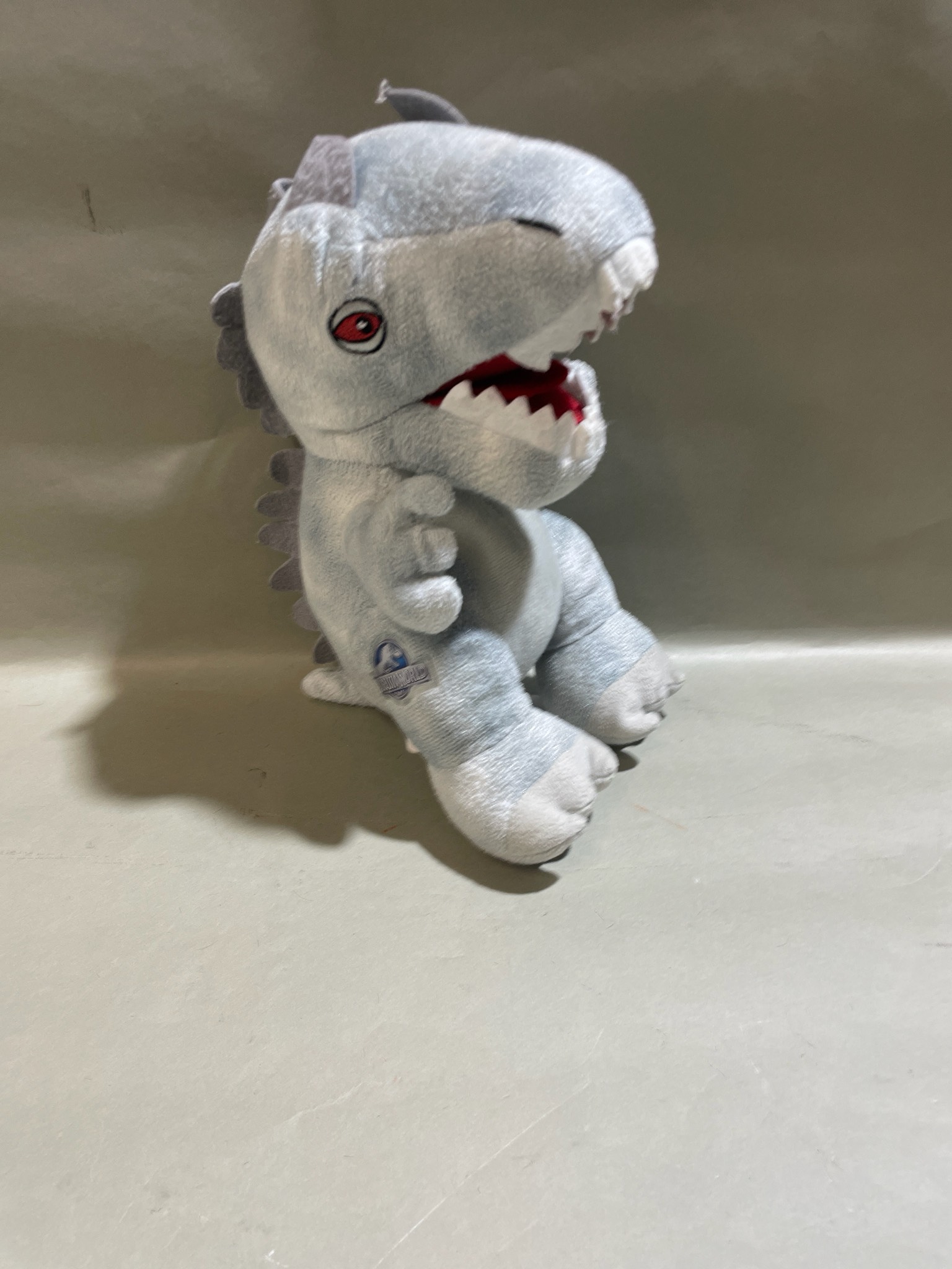 Jurassic World Gray Plush Dinosaur