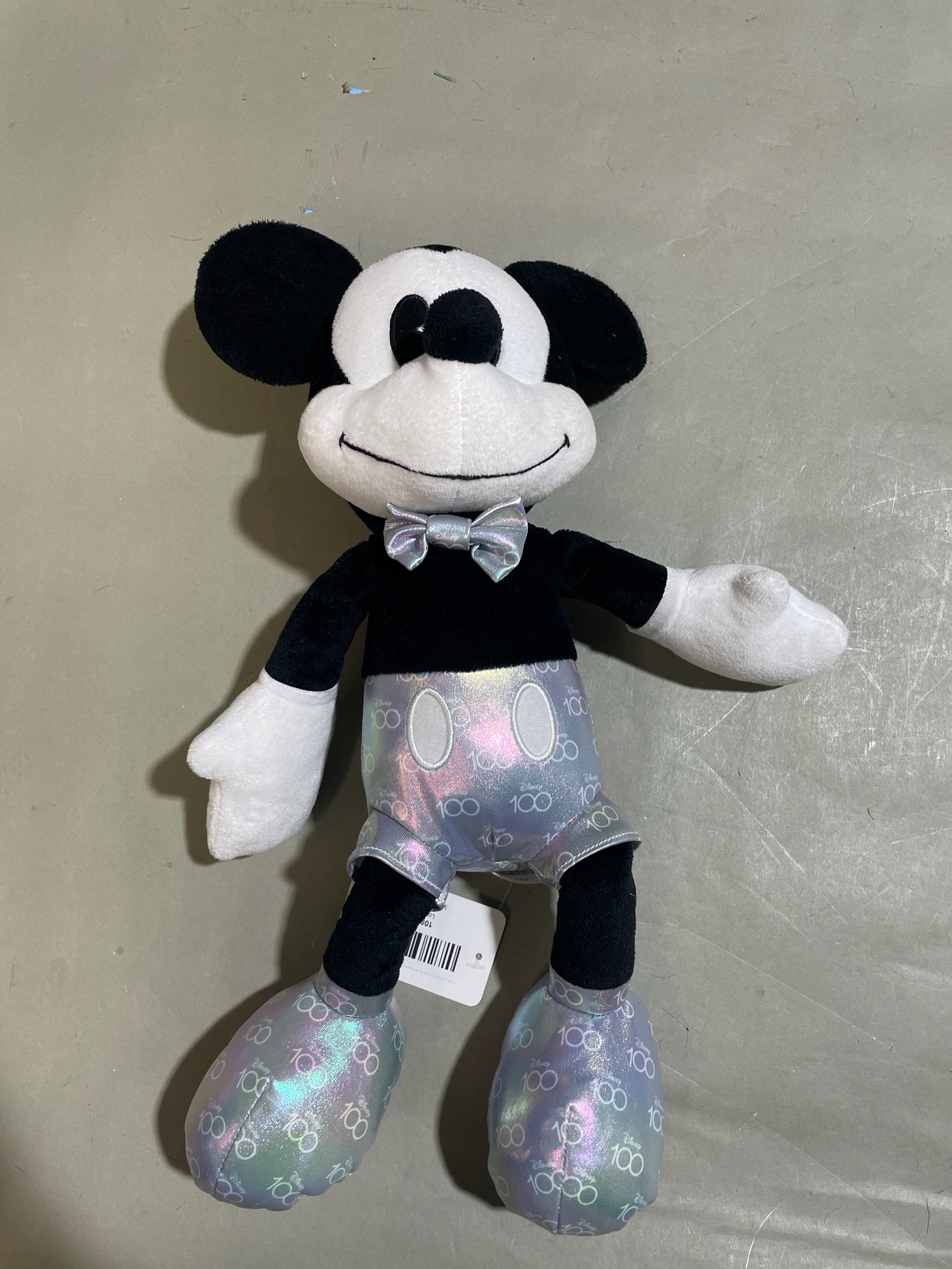 Disney Black Mickey Mouse Plush Toy