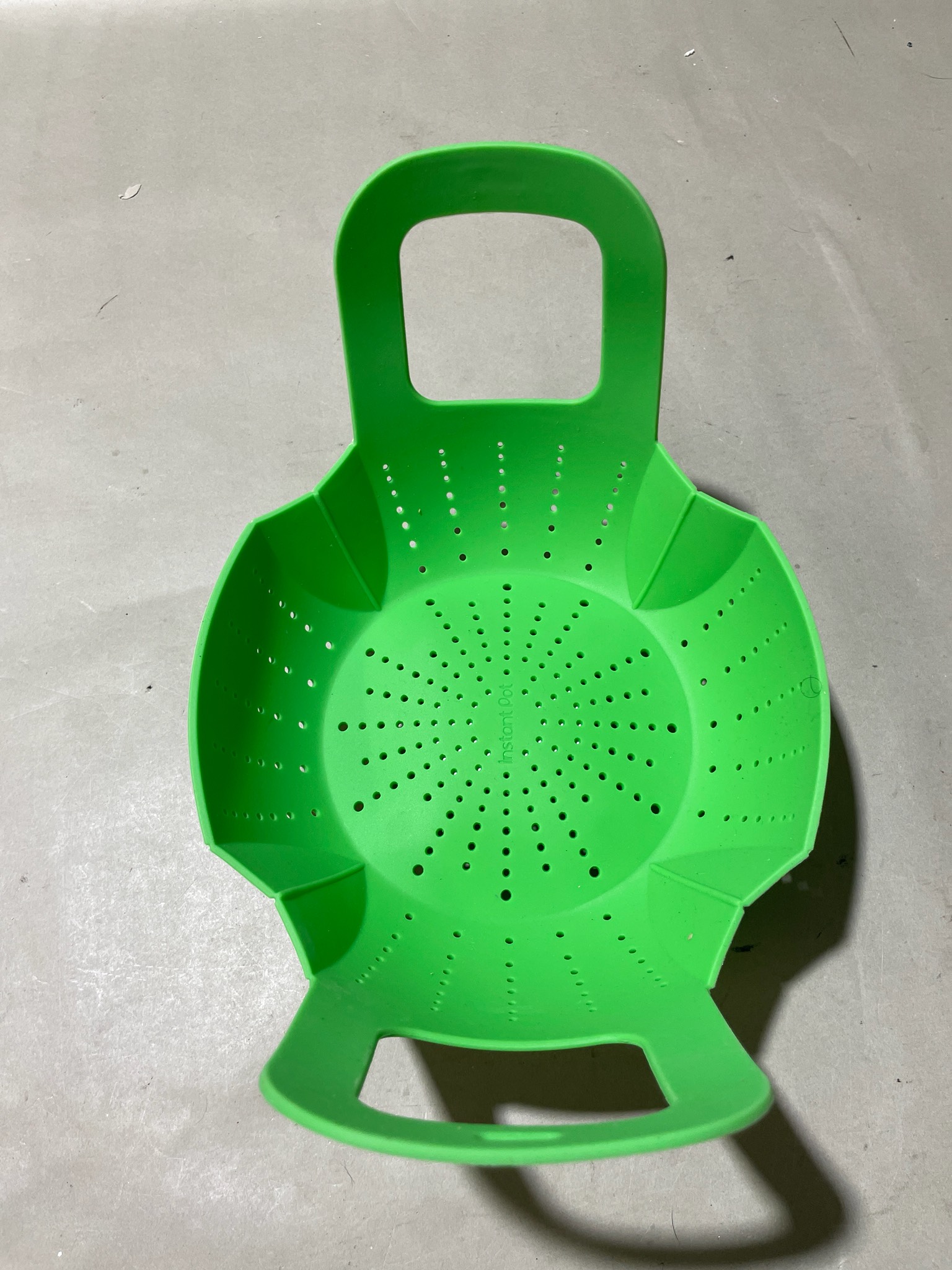 Green Plastic Colander