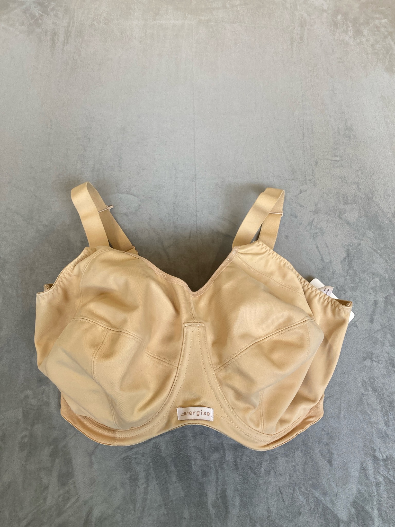 Elomi Beige Seamed Full Coverage Bra