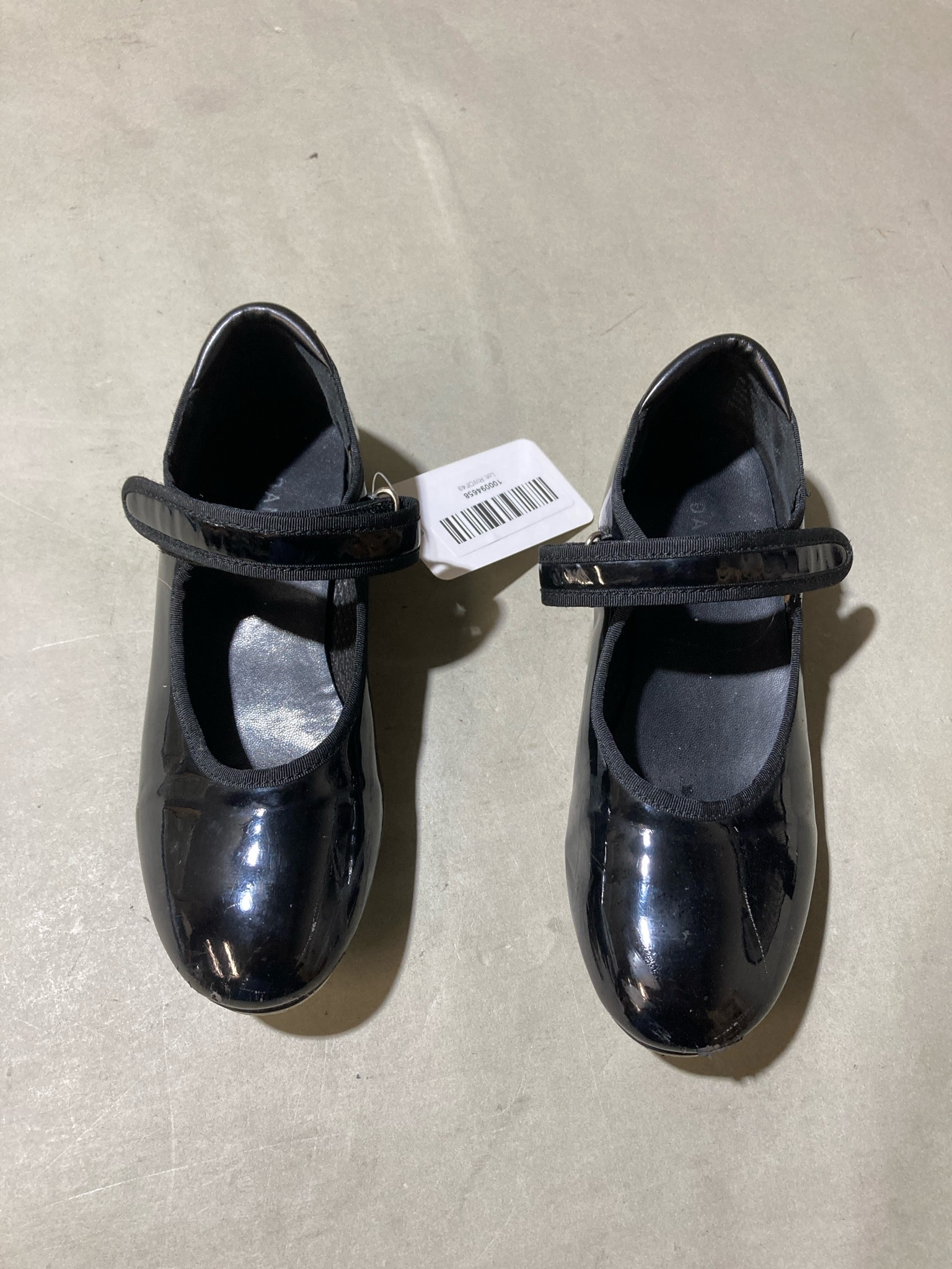 Black Glossy Mary Jane Tap Shoes