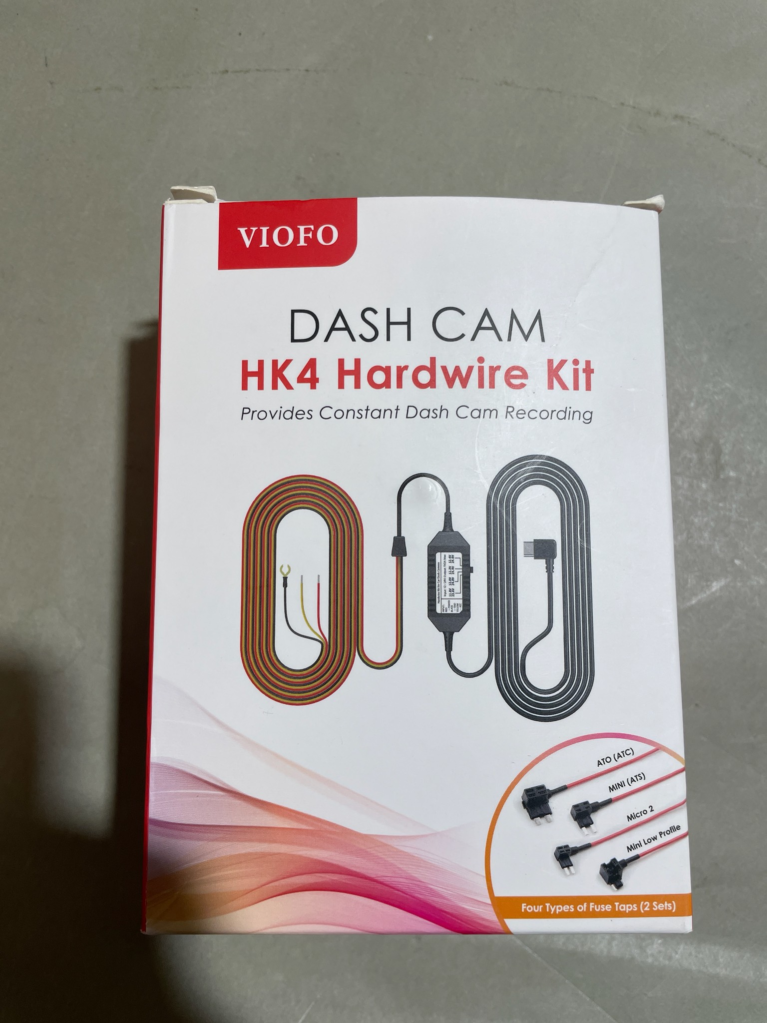 VIOFO Black Dash Camera Hardwire Kit
