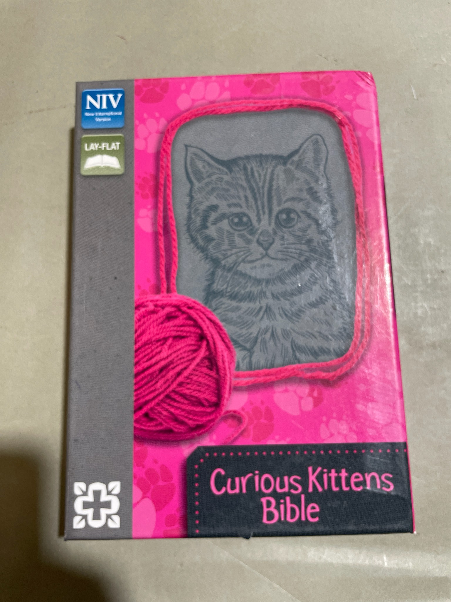 Zondervan Pink Curious Kittens Bible