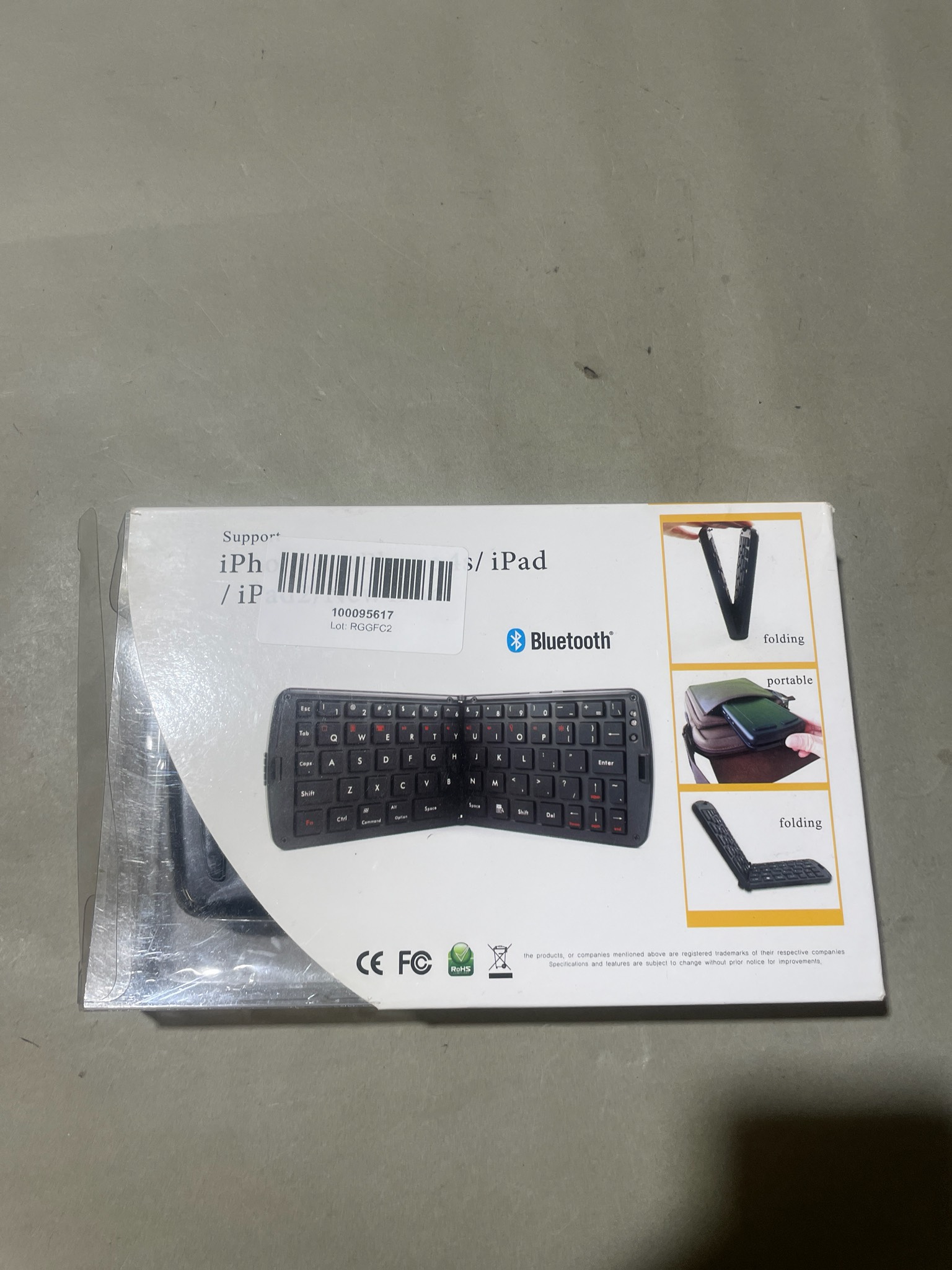 Black Folding Keyboard