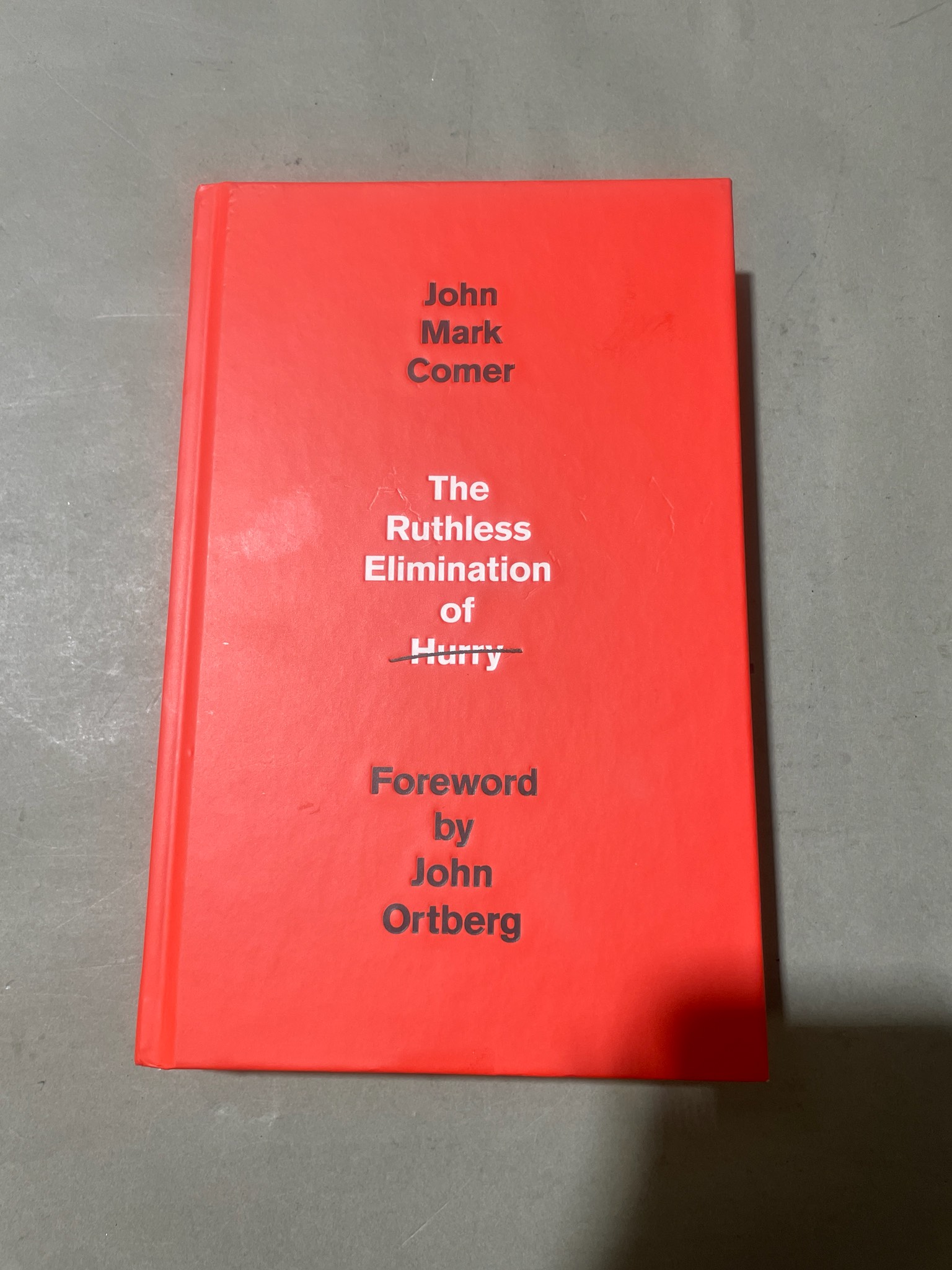 WaterBrook Red Hardcover Nonfiction Book
