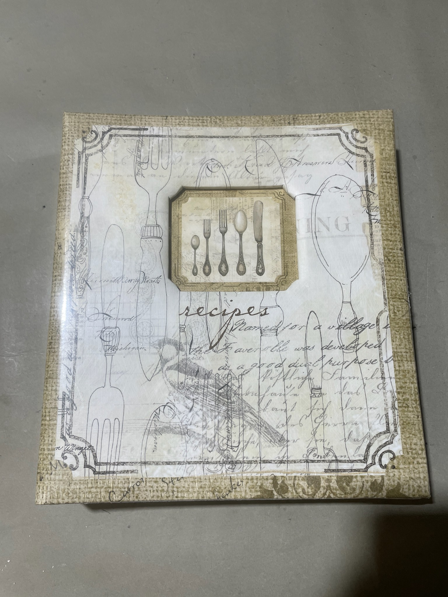 Gibson Cream Vintage Inspired Kitchen Wall Plaque