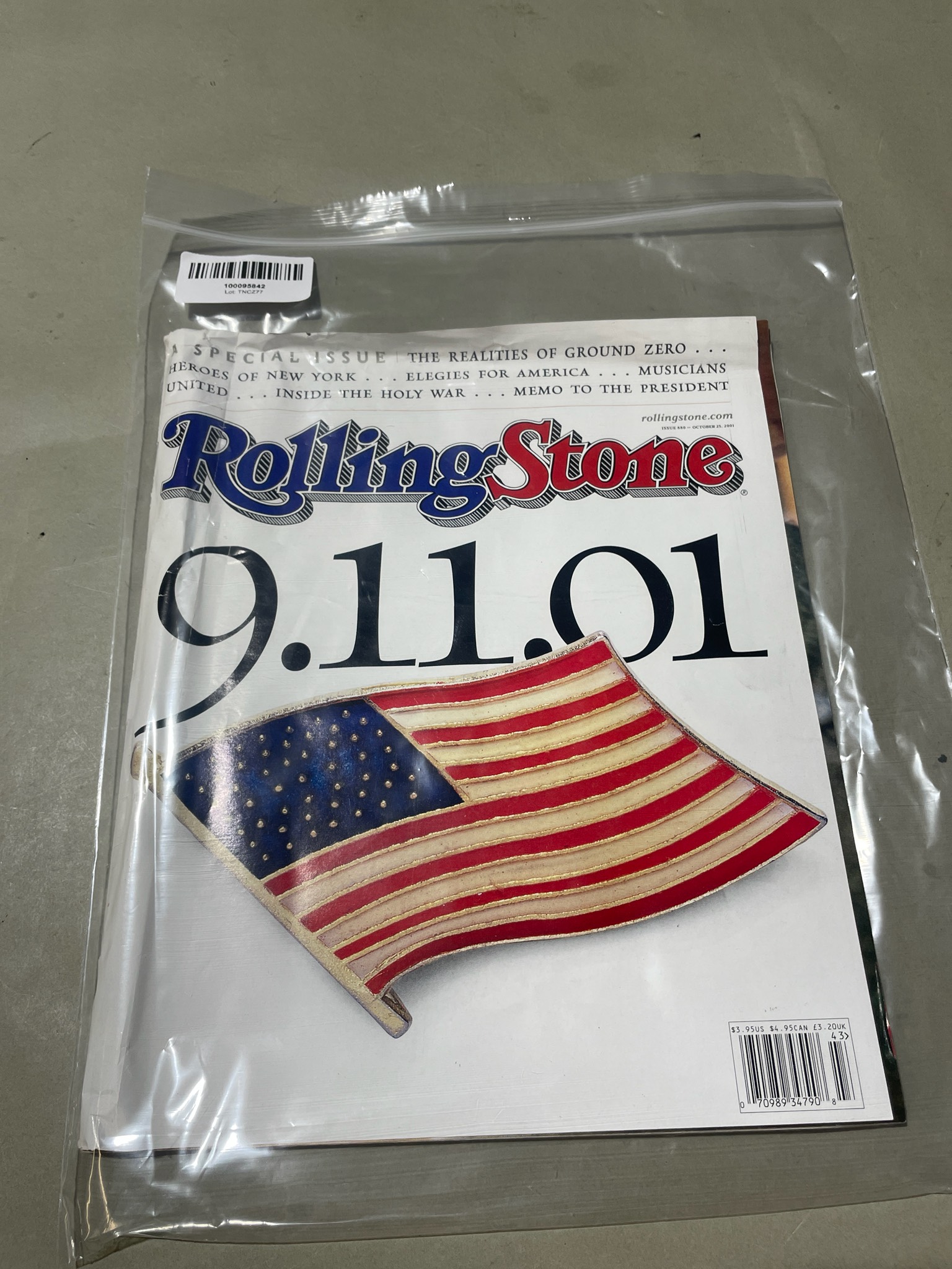 Rolling Stone American Flag Special Issue Magazine