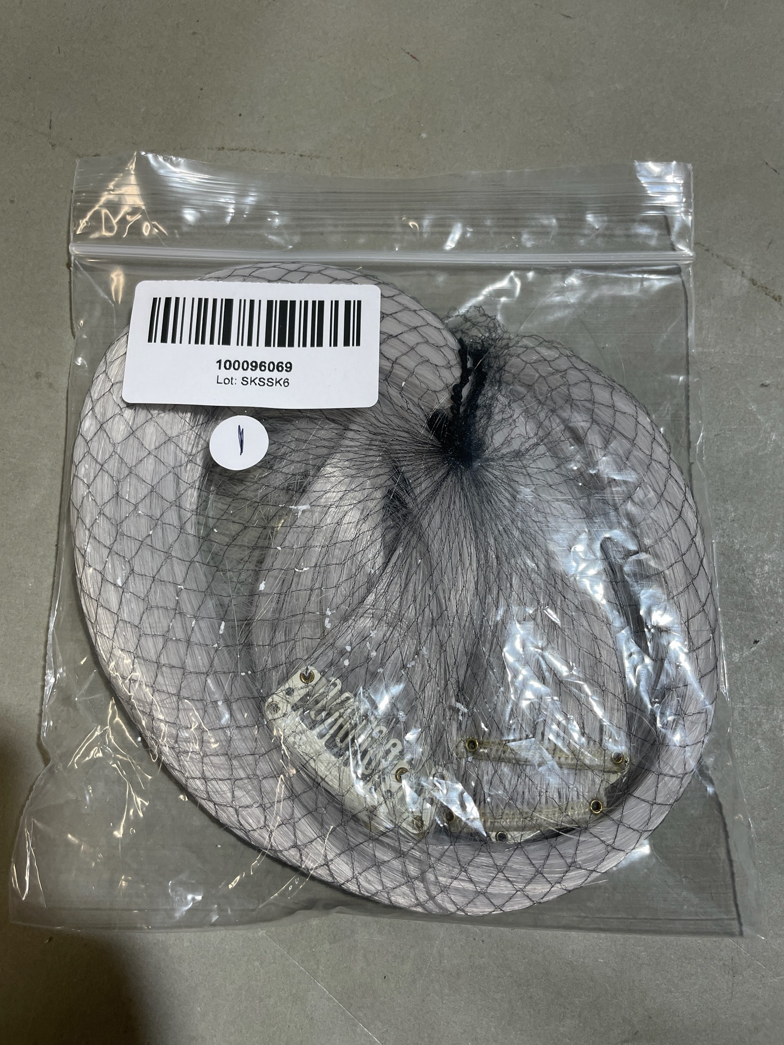 Gray Mesh Hairnet