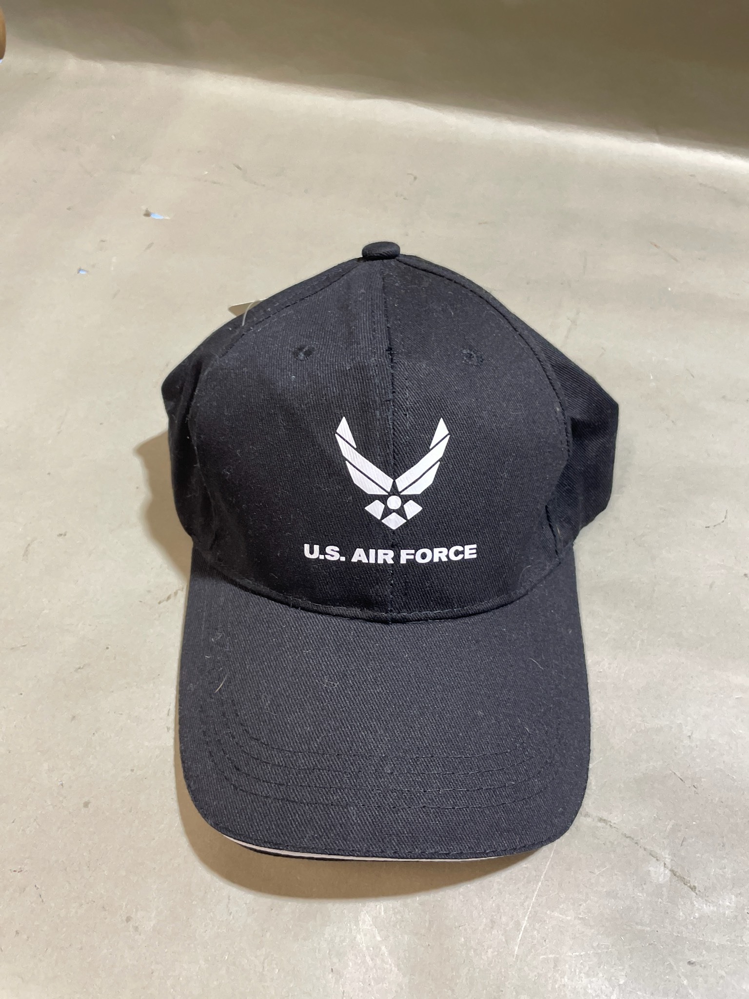 U.S. Air Force Black Six-Panel Baseball Cap