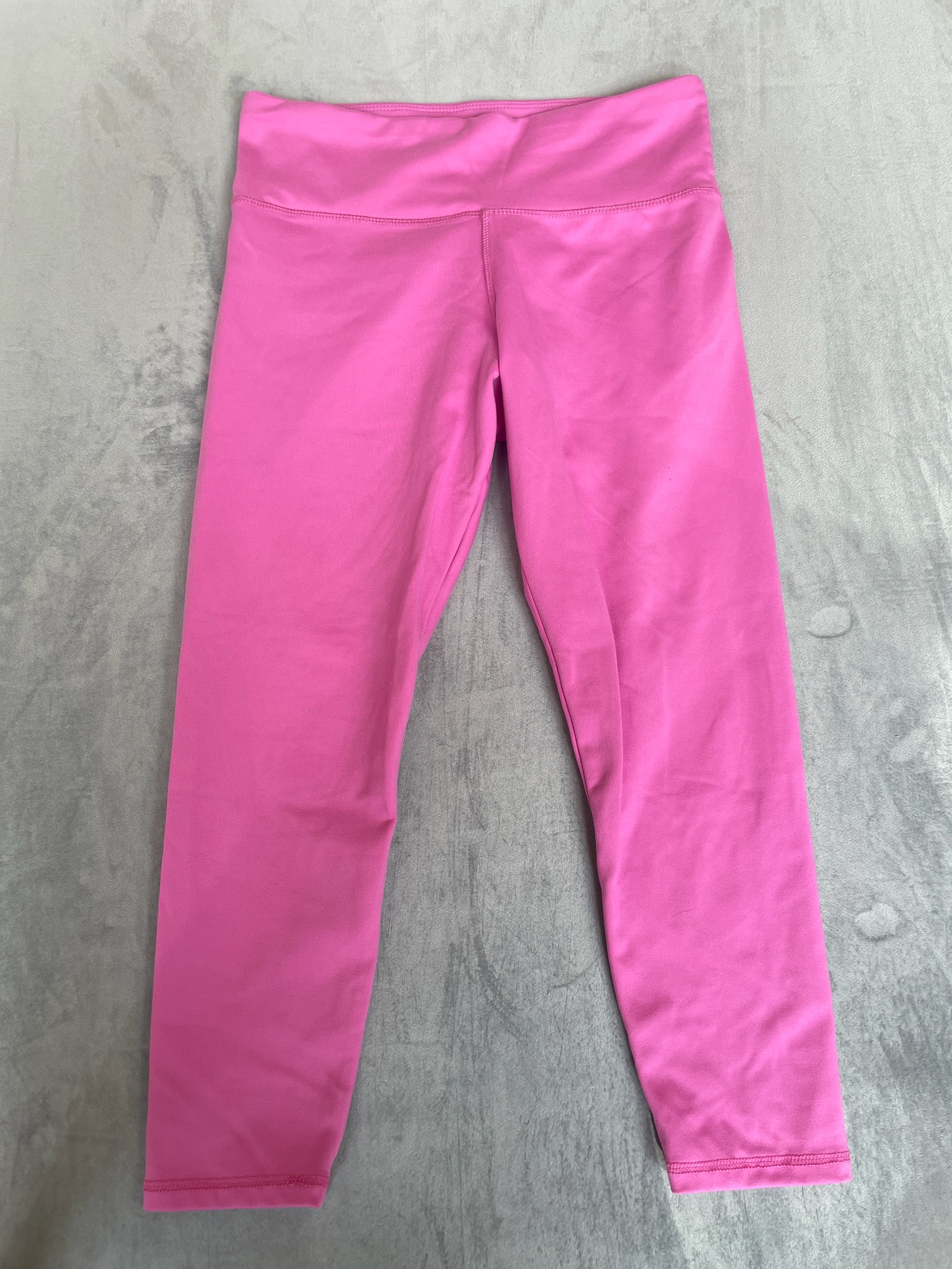 Jockey Bright Pink Polyester Stretch Leggings Size M