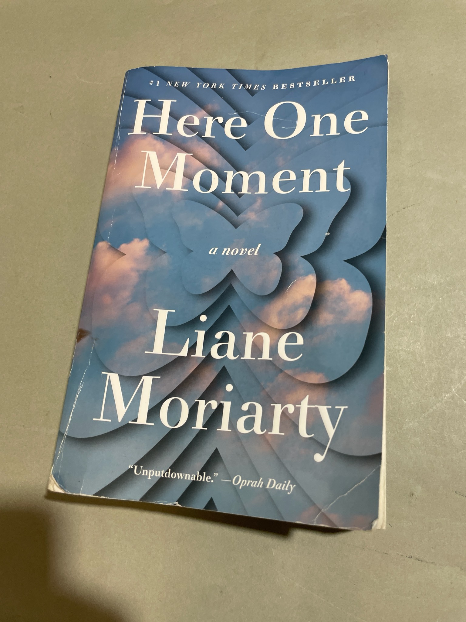 Here One Moment Paperback Novel