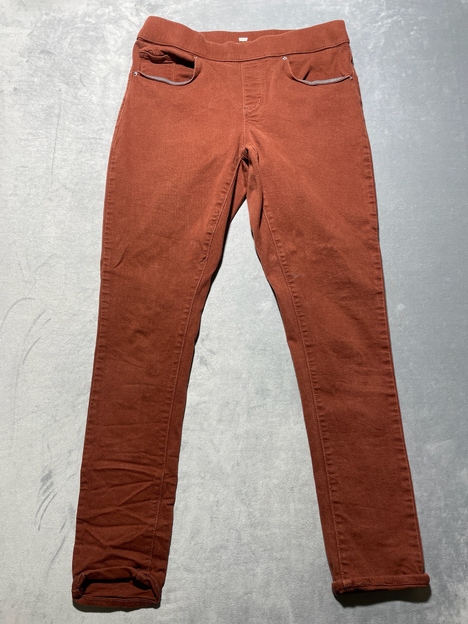 Levi's Rust Brown Stretch Shaping Leggings Size 30