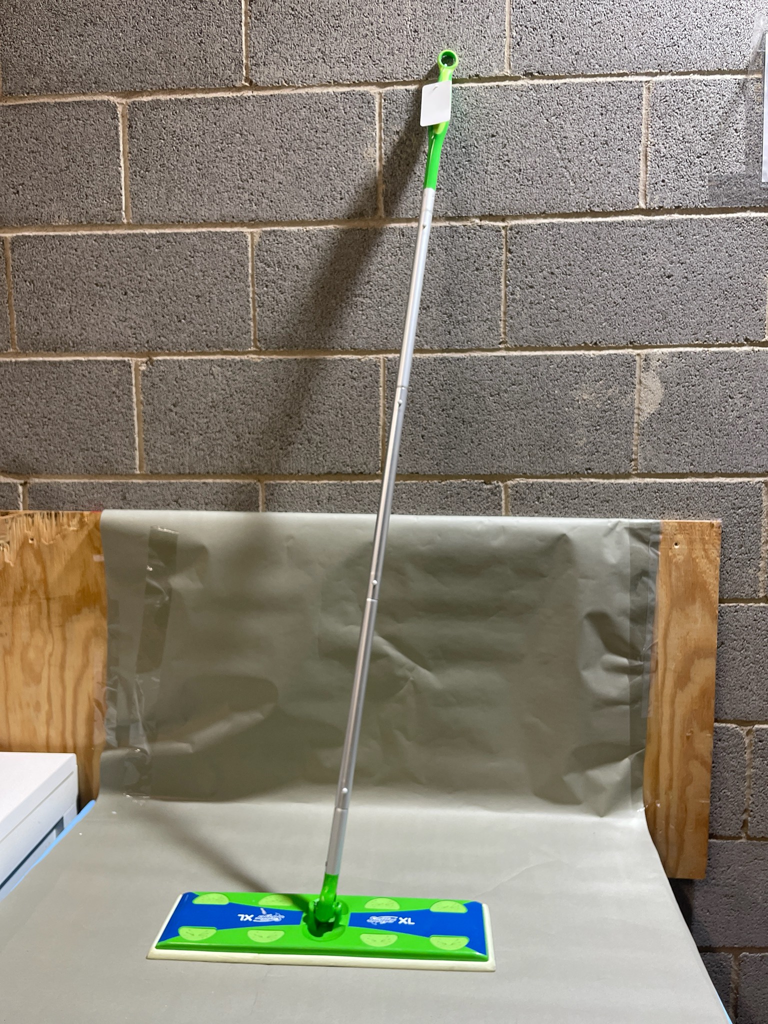 Swiffer Green Blue Flat Floor Mop Size XL