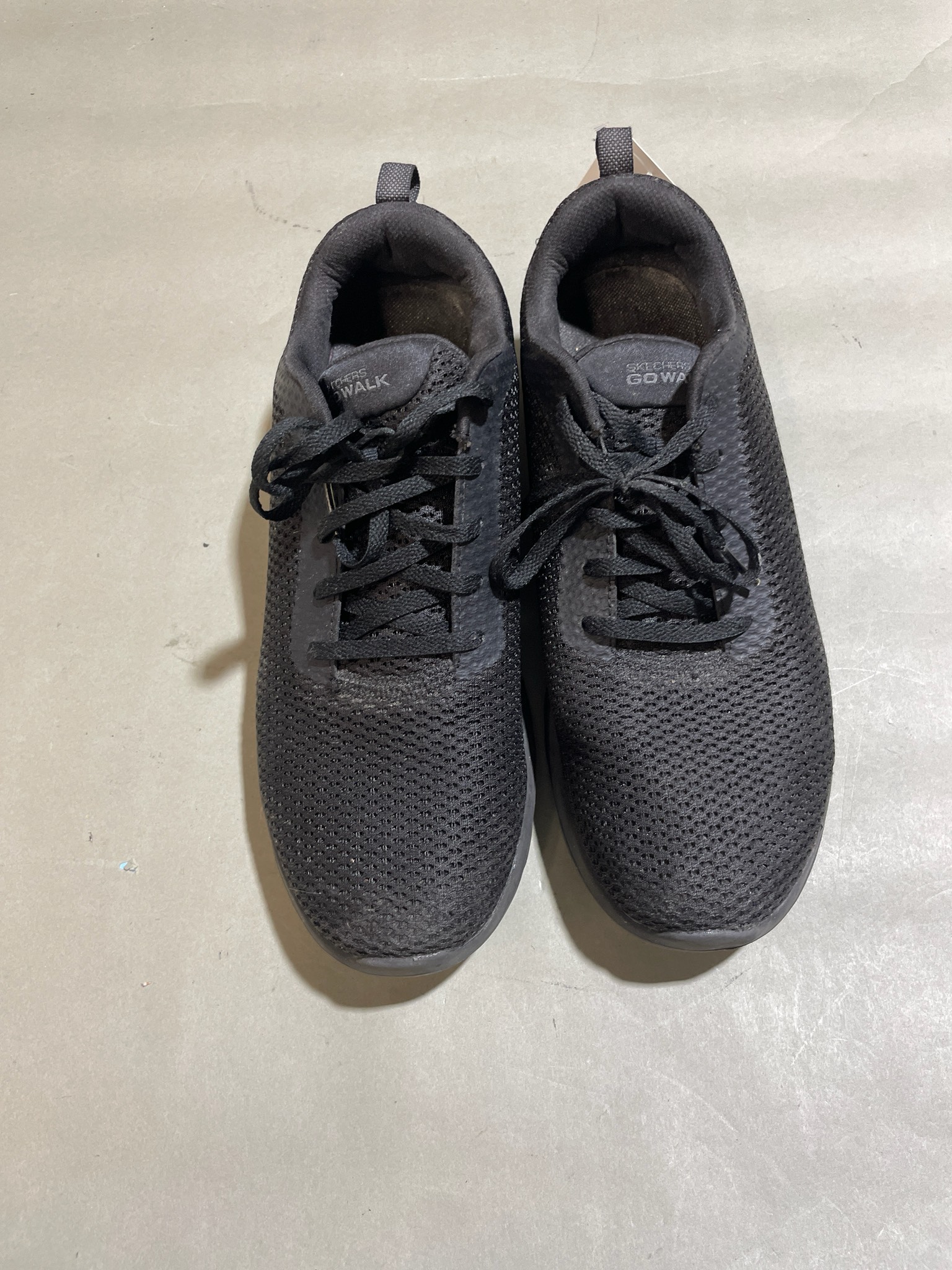 Skechers Black Mesh Athletic Sneakers